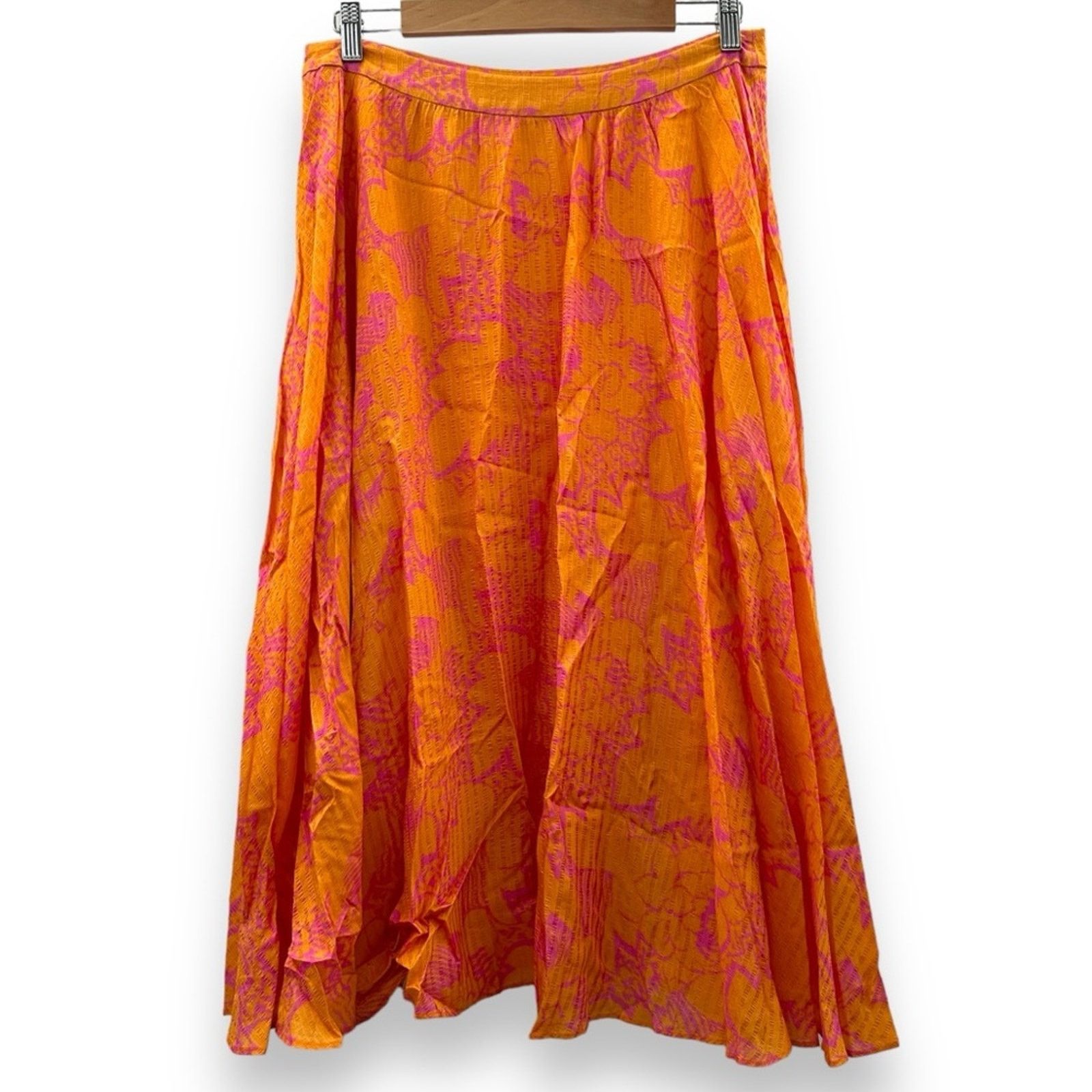 Tanya Taylor Tanya Taylor Jeana Floral Pleated Midi Skirt Sz 12 Size 34" / US 12 / IT 48 - 5 Thumbnail