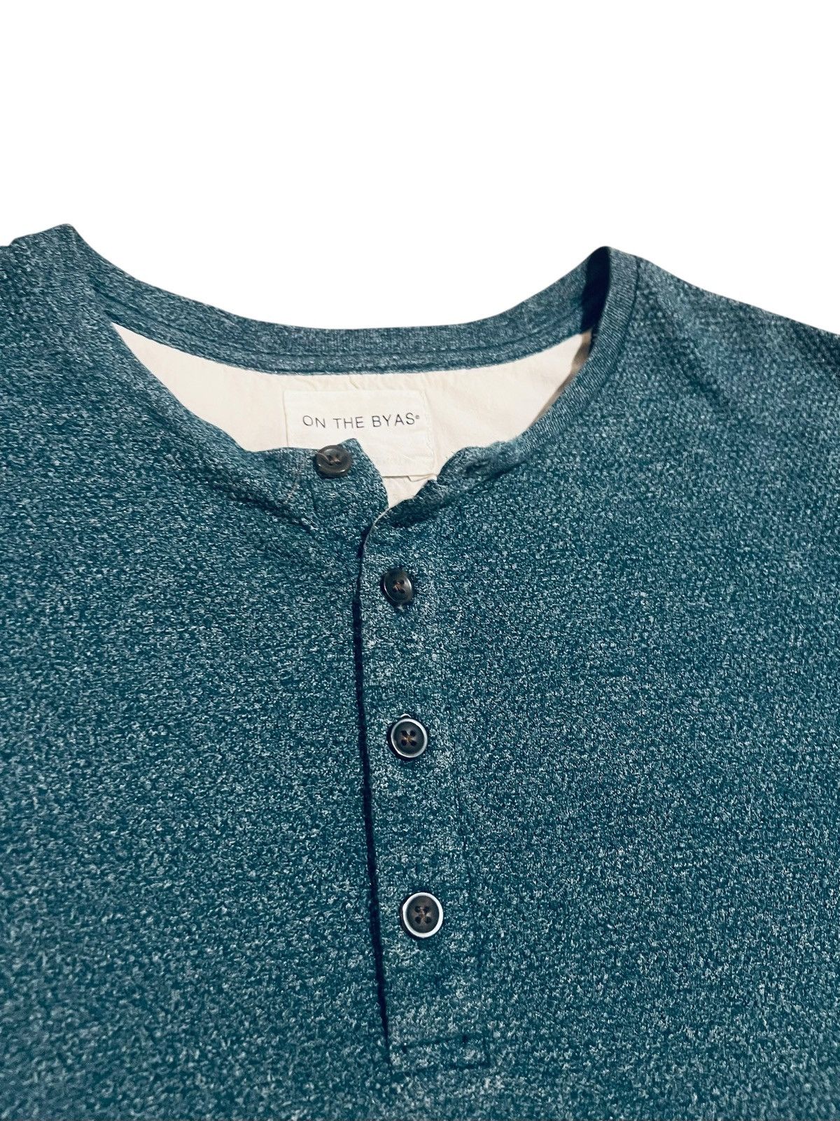 On The Byas On The Byas Longer Length Henley Tee Shirt Size Small Size US S / EU 44-46 / 1 - 2 Thumbnail