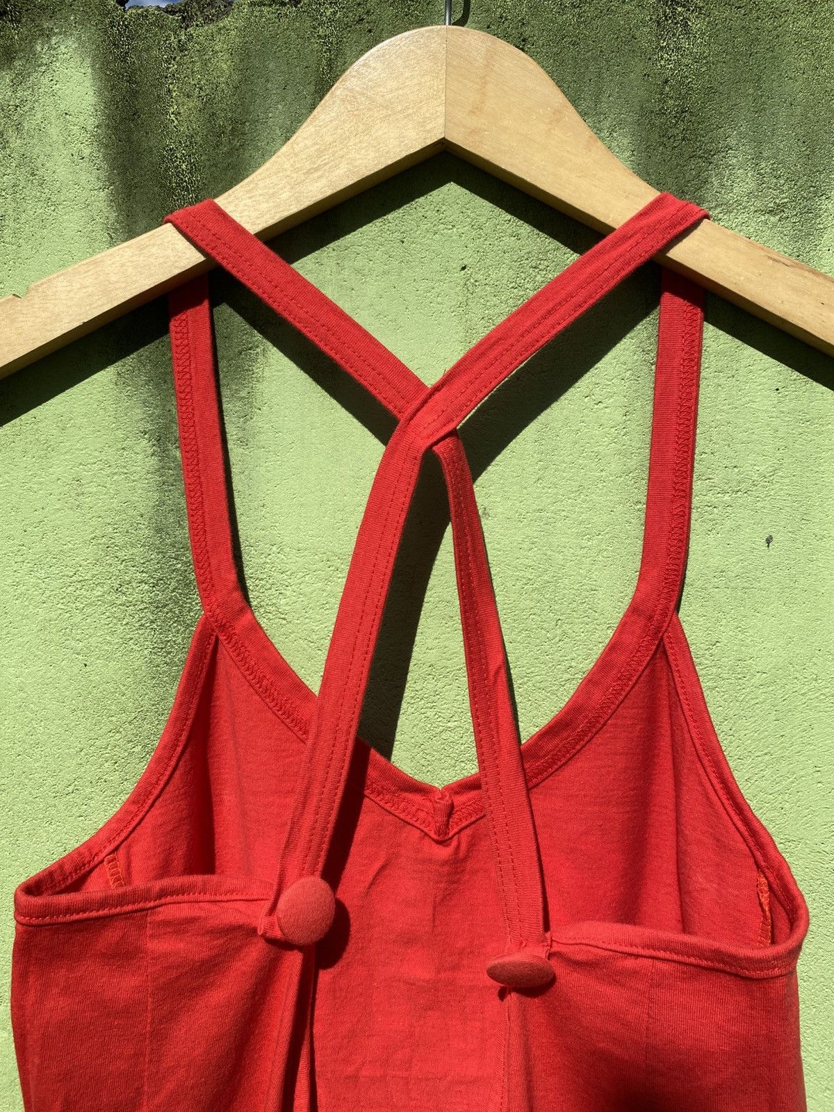 Japanese Brand Y2K Cute Red MILKFED Pocket Tank Dress Sleeveless Top Size ONE SIZE - 9 Thumbnail