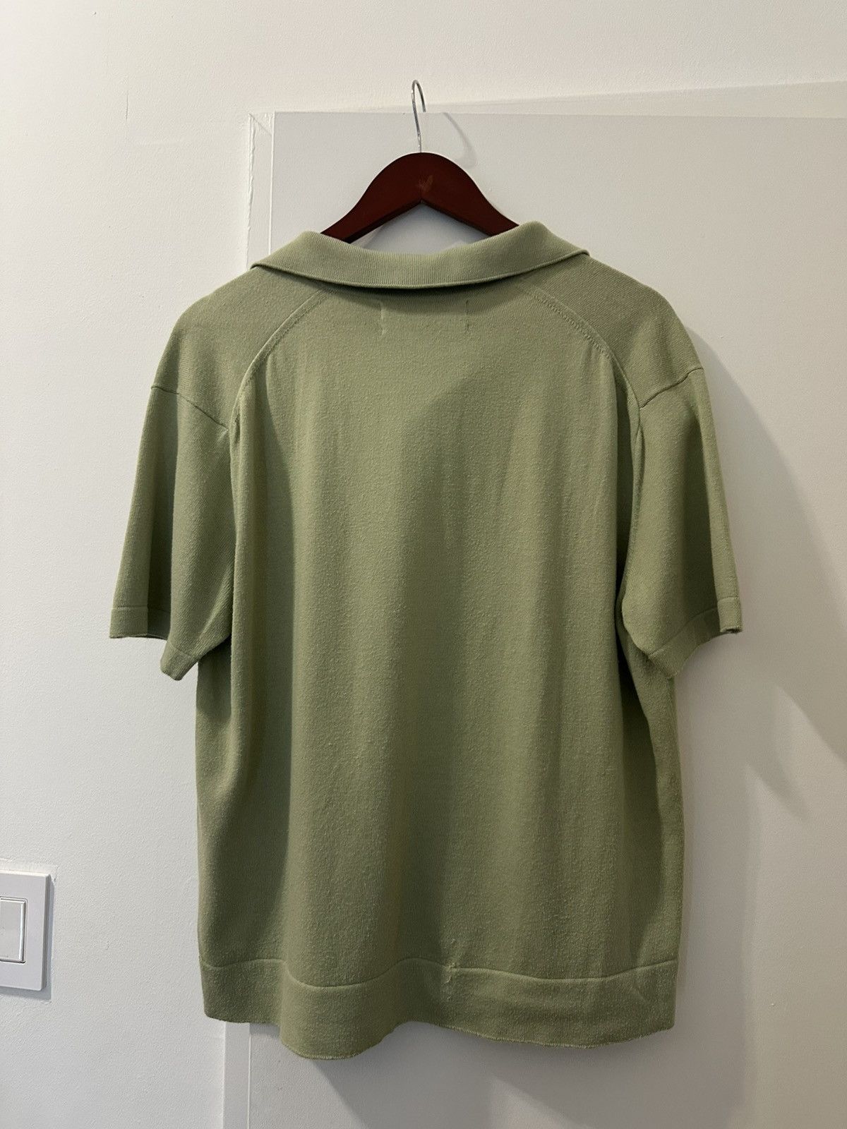 Reese Cooper Reese cooper cropped green polo shirt Size M Size US M / EU 48-50 / 2 - 2 Thumbnail