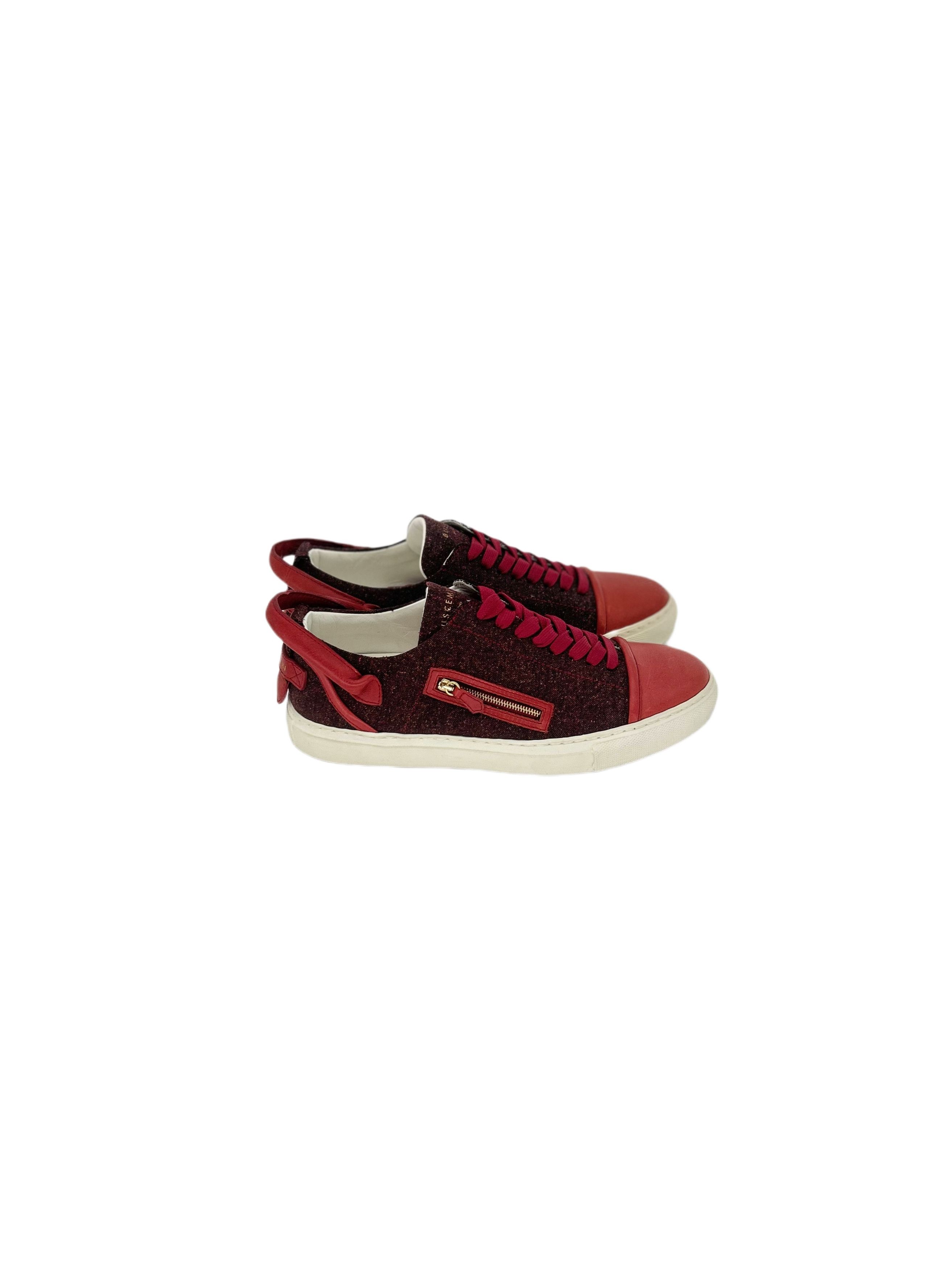 Buscemi Wool Canvas 50mm Low Trainers Size US 6 / EU 39 - 2 Thumbnail