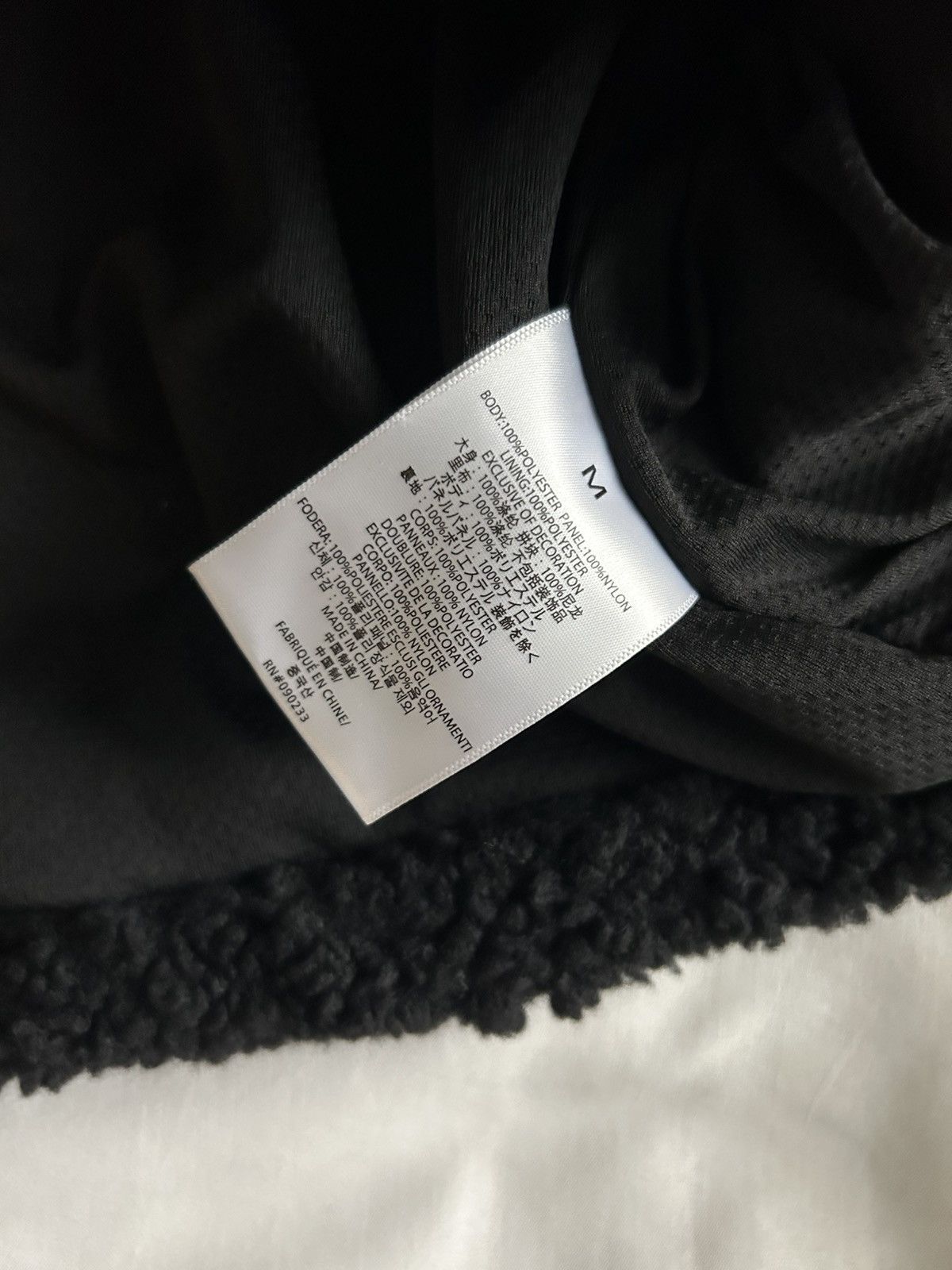 Reese Cooper Reese Cooper Sherpa Fleece Anorak Hood Outdoor Supply Black Size US M / EU 48-50 / 2 - 6 Thumbnail