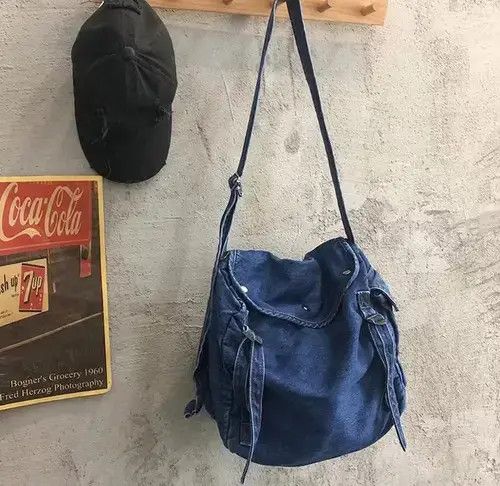 Other Denim Blue Canvas Shoulder Bag Size ONE SIZE - 2 Thumbnail
