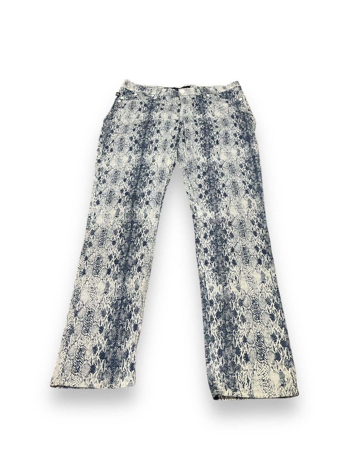 Hysteric Glamour × If Six Was Nine × Le Grande Bleu (L.G.B.) Rock & Republic Python Skin Pant Art Size US 36 / EU 52 - 1 Thumbnail