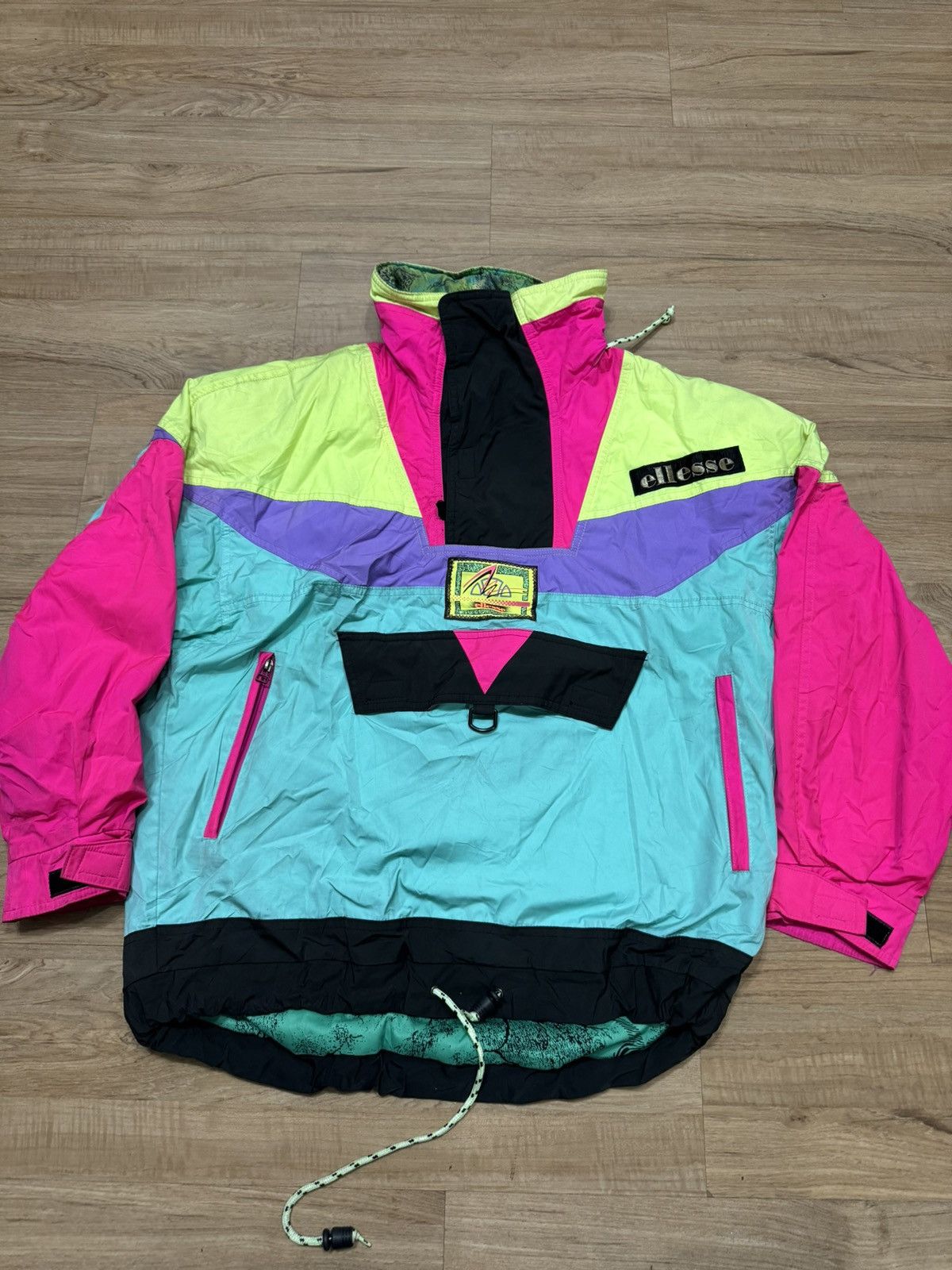 image of Vintage Ellesse Multicolor Ski Jacket, Men's (Size Large)