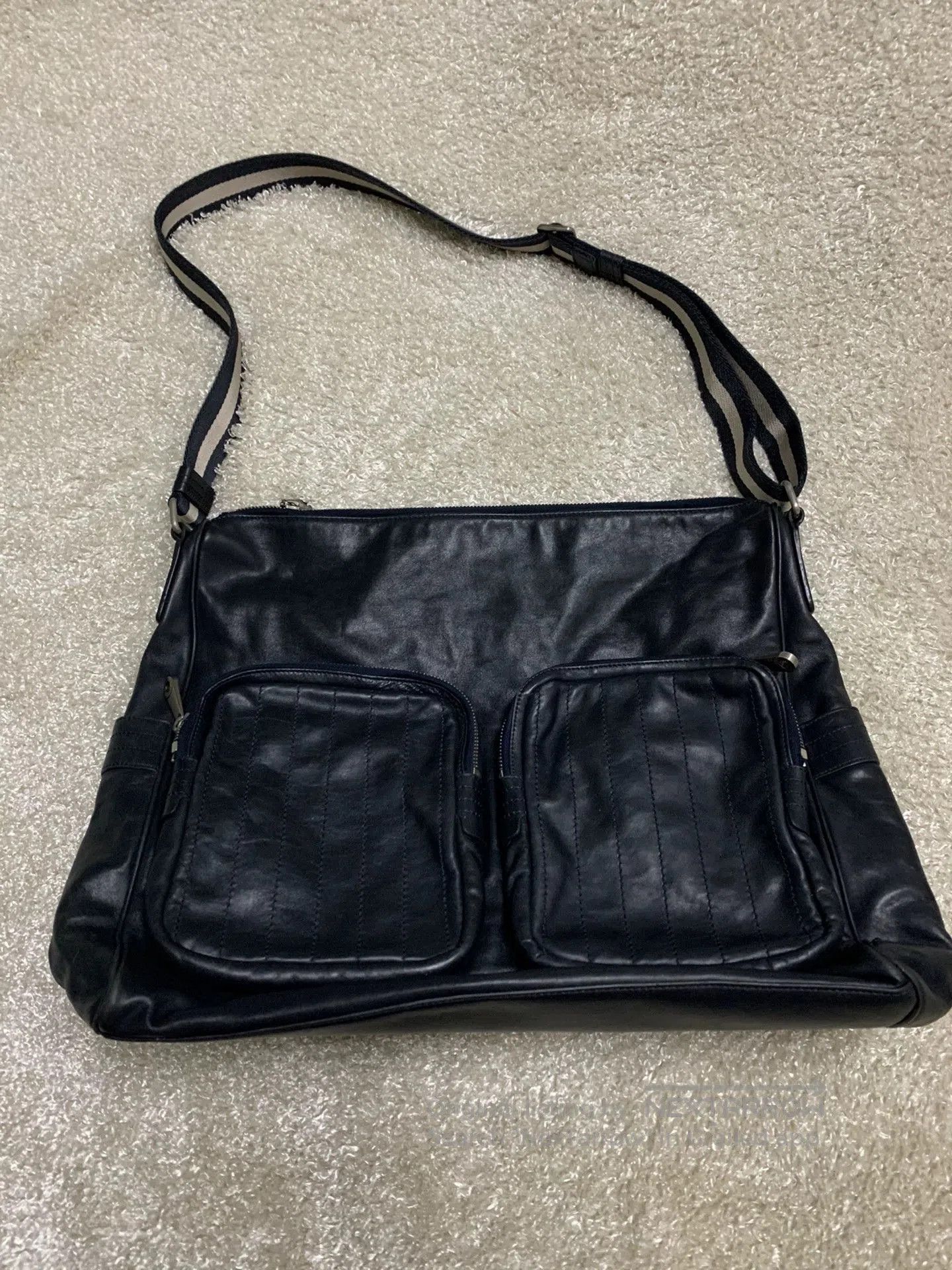 Bally Bally Men's Full Leather Large Reporter Bag. Size ONE SIZE - 1 Thumbnail
