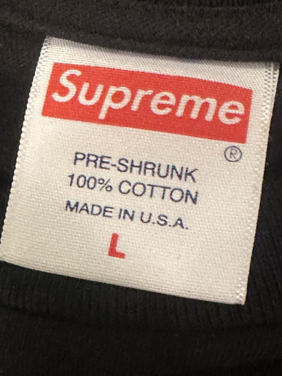 Supreme Supreme shop tee Size US L / EU 52-54 / 3 - 4 Thumbnail
