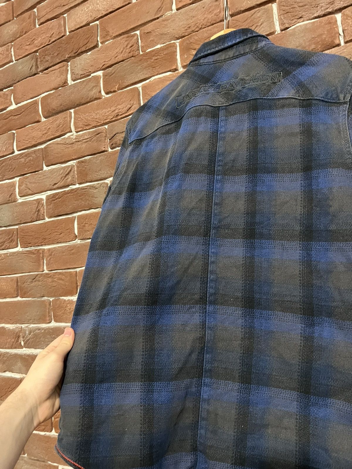 Harley Davidson Vintage Harley Davidson flannel button up shirt motorcycle Size US M / EU 48-50 / 2 - 6 Thumbnail