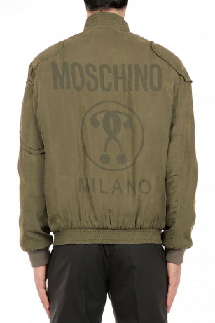 Moschino o1y0225 Bomber Jacket in Military Green Size US S / EU 44-46 / 1 - 2 Thumbnail