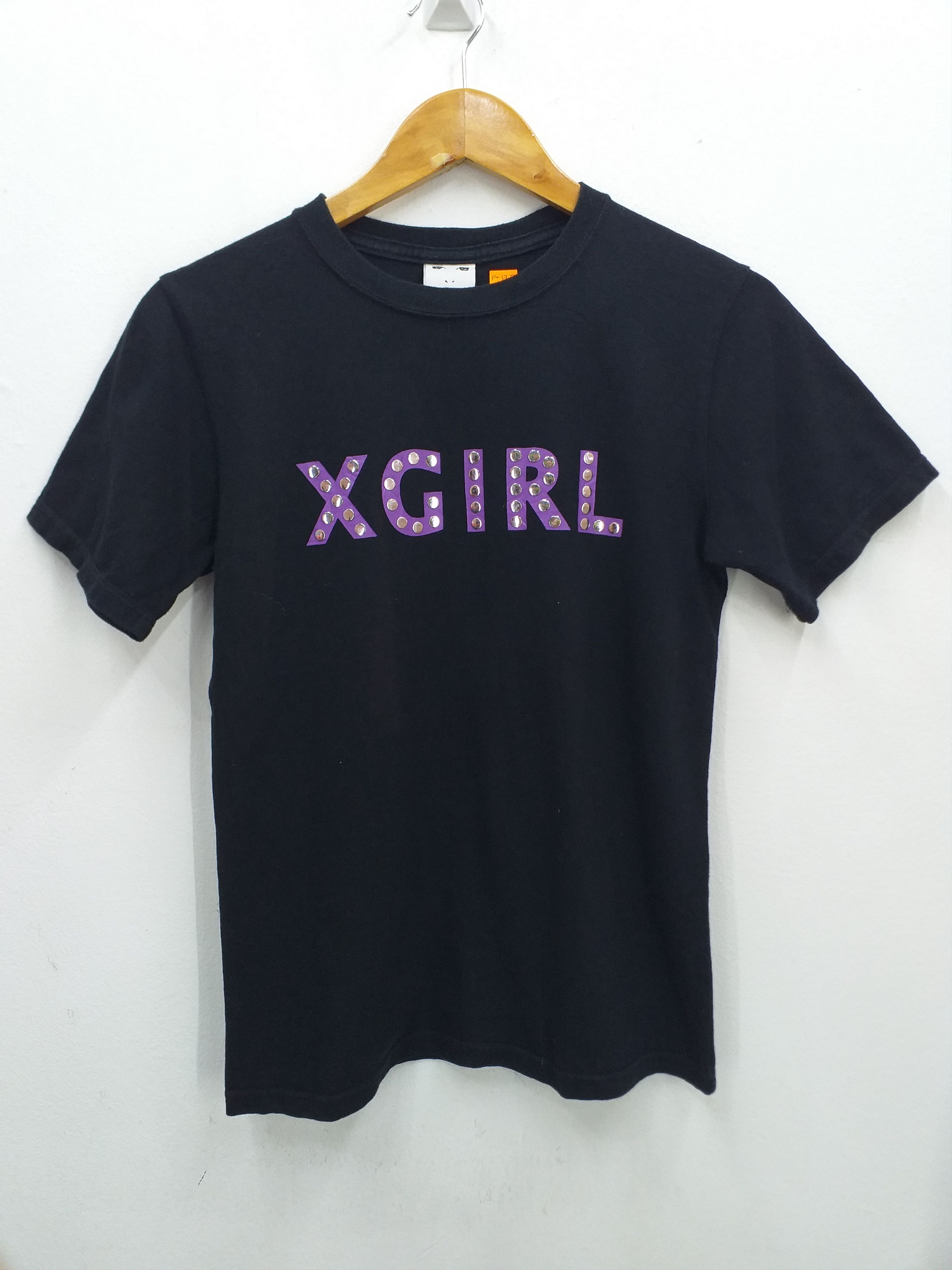 image of Vintage X-Girl T Shirt -C002 in Black, Men's (Size Small)