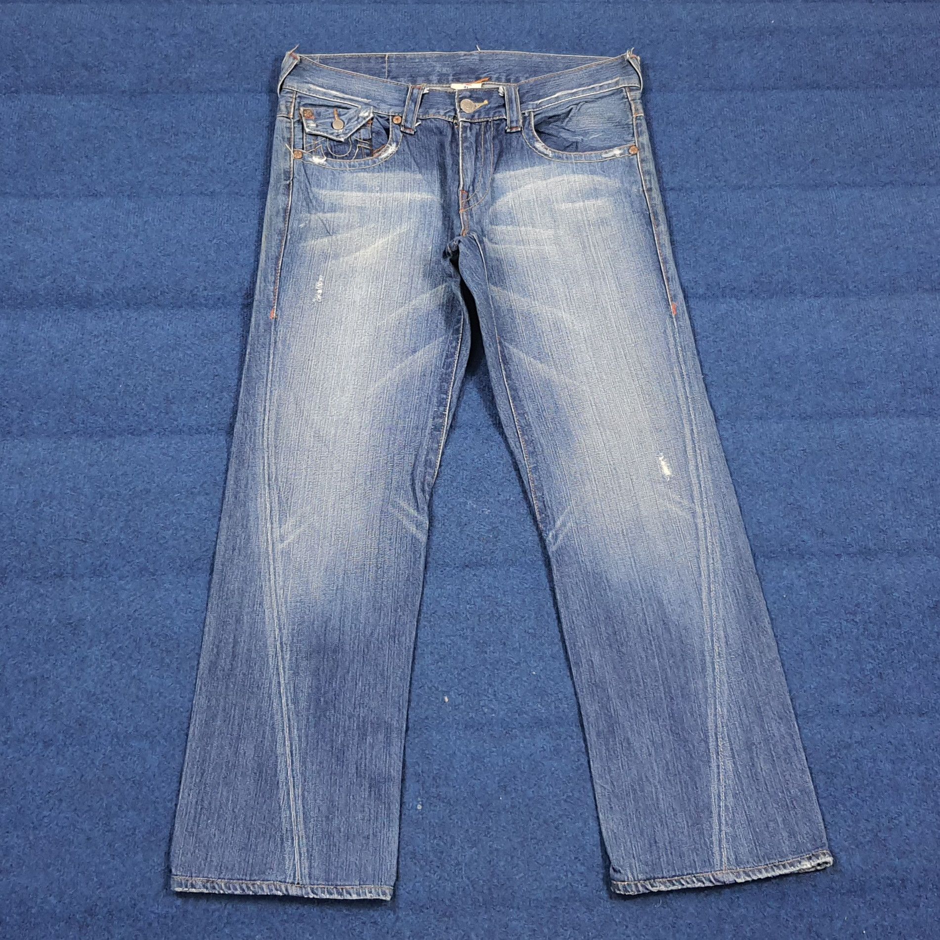 True Religion Vintage True Religion Joey Big Rig Jeans Grunge C297N18 Size US 35 - 5 Thumbnail