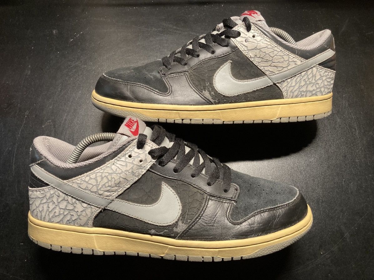 Nike Nike dunk low J-pack “black cement” 2009 Size US 10 / EU 43 - 1 Thumbnail