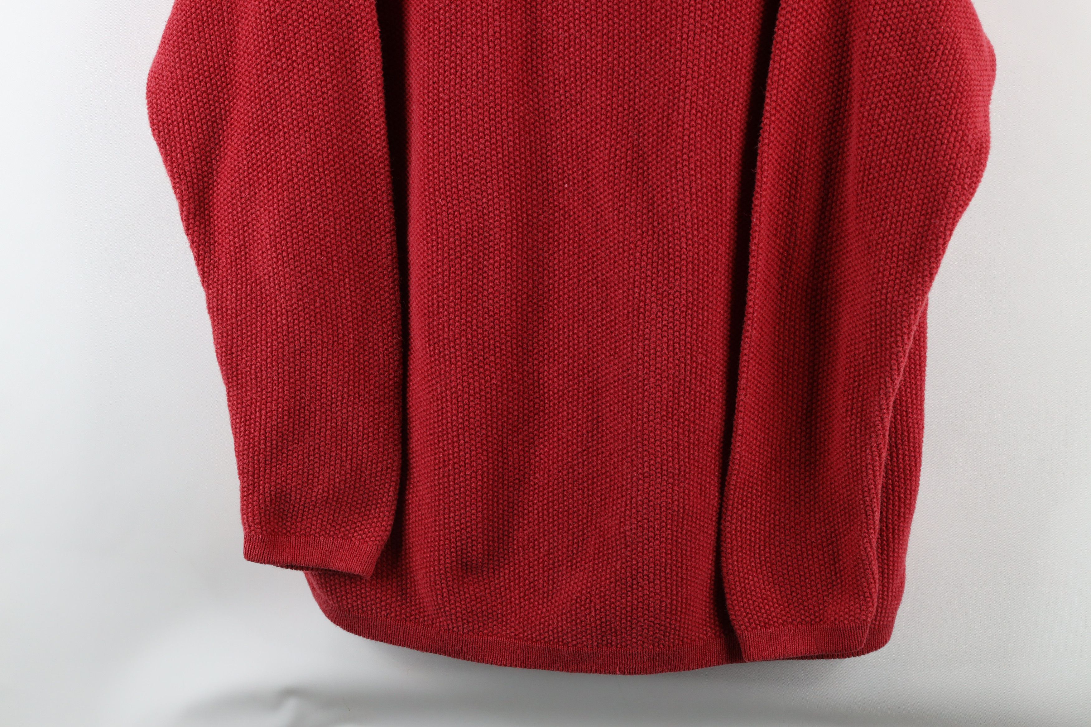 Vintage Vintage 90s Streetwear Heavyweight Knit Henley Sweater Size US L / EU 52-54 / 3 - 3 Thumbnail