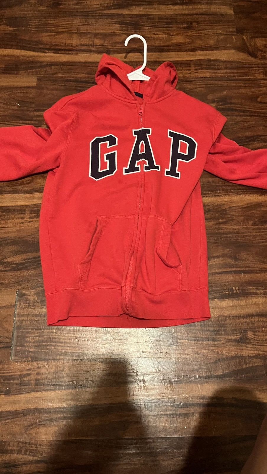 Gap Red Gap Zip-up Hoodie Size US S / EU 44-46 / 1 - 1 Thumbnail