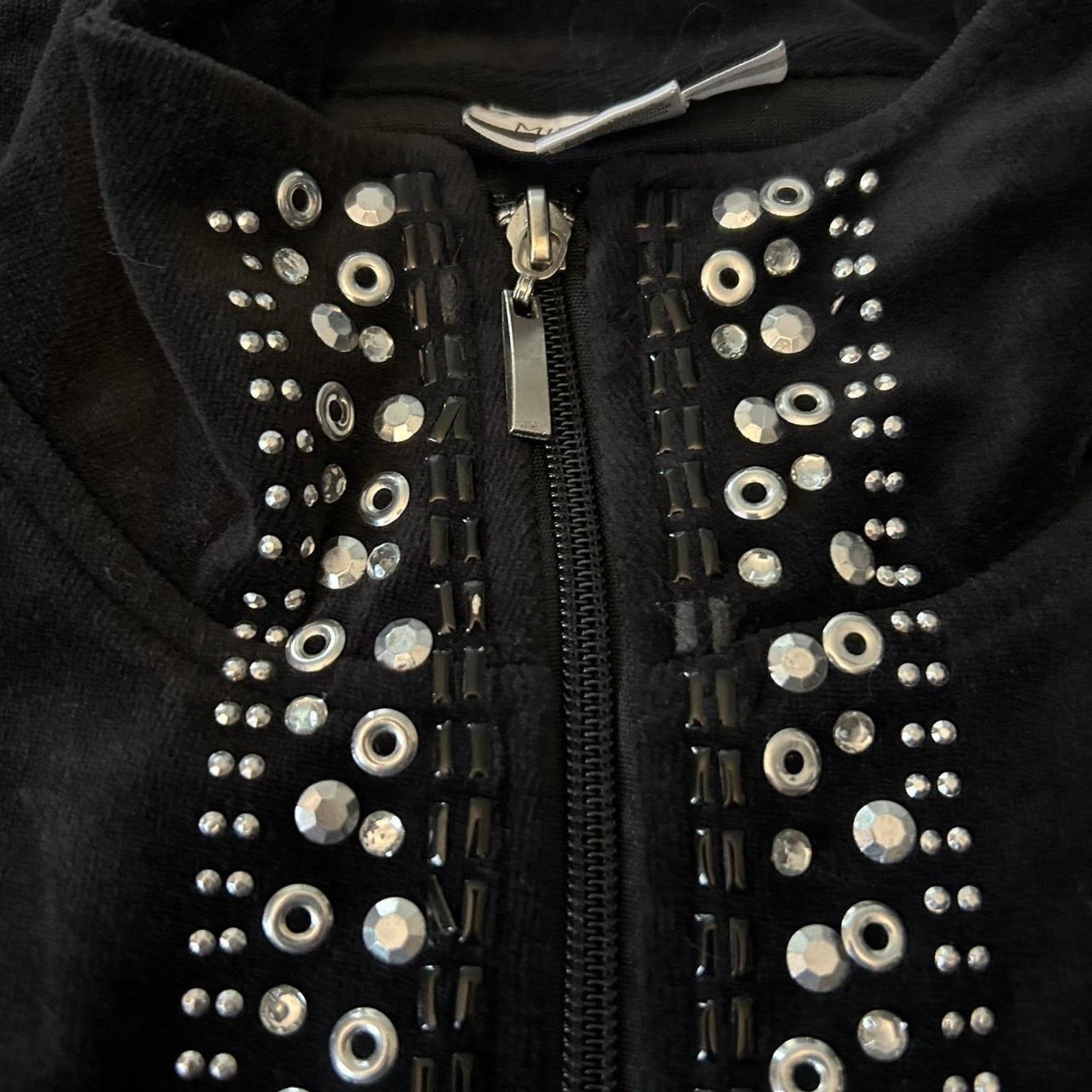 Other Vintage velvet jacket with rhinestones Size XL / US 12-14 / IT 48-50 - 5 Thumbnail
