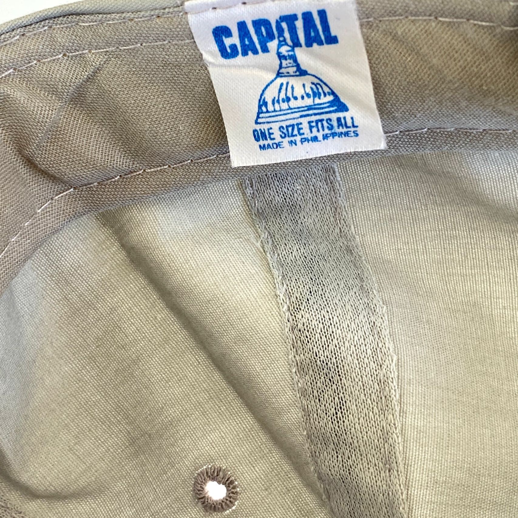 Kapital VINTAGE Capital Trucker Hat Gray 1991 USA 80s 90s Classic Outdoor Hat Mens One Size Cap Size ONE SIZE - 8 Thumbnail