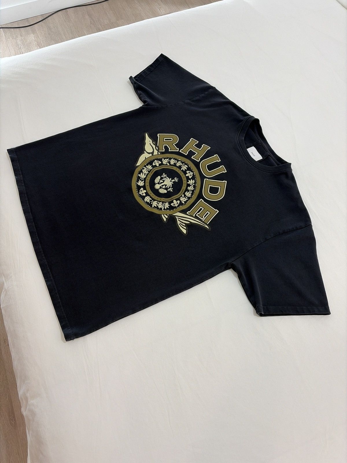 Rhude Rhude ‘Black Caviar’ Sturgeon Logo Tee Size US M / EU 48-50 / 2 - 3 Thumbnail