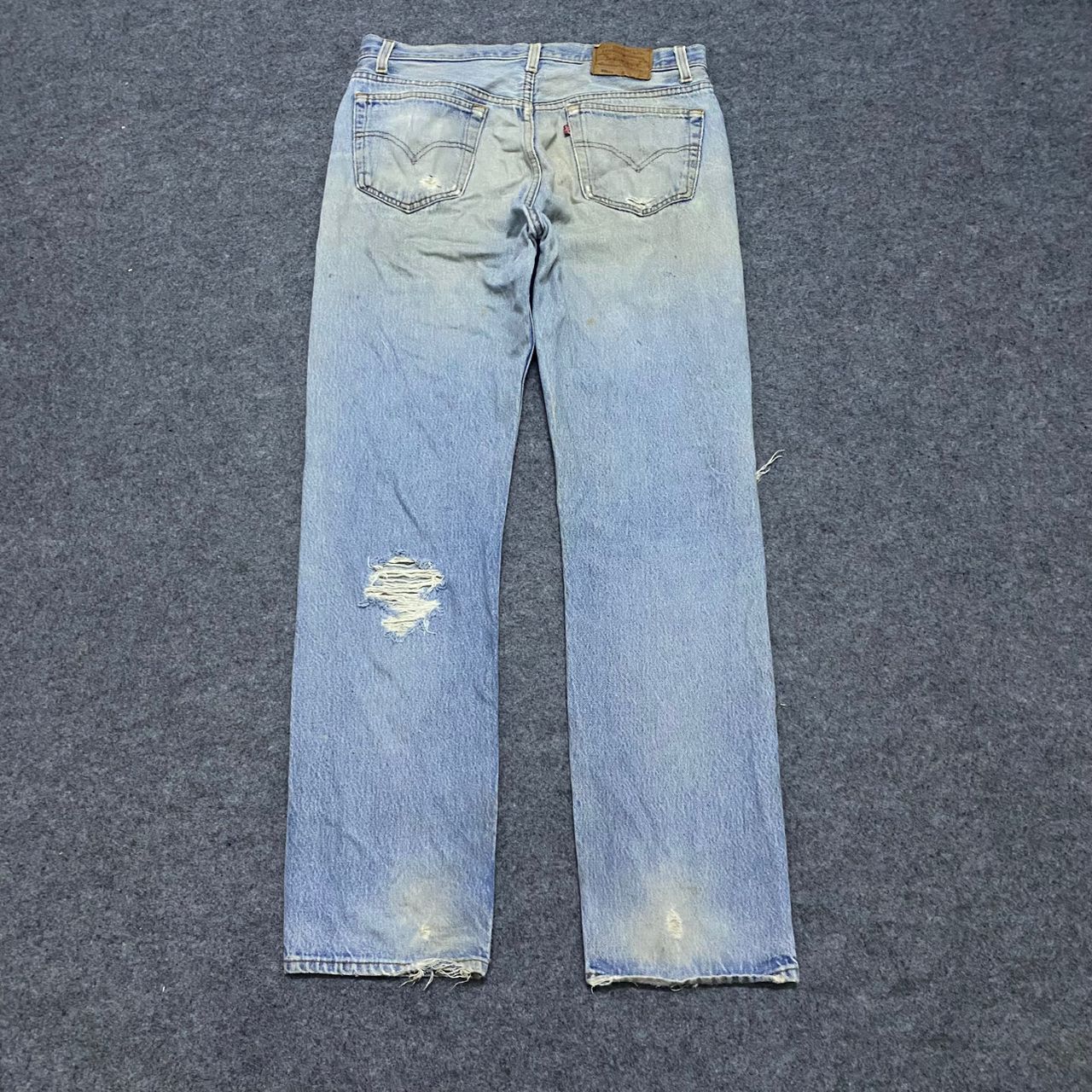 Levi's Vintage Levis 501xx Distressed Denim Kurt Cobain Style Size US 36 / EU 52 - 2 Thumbnail