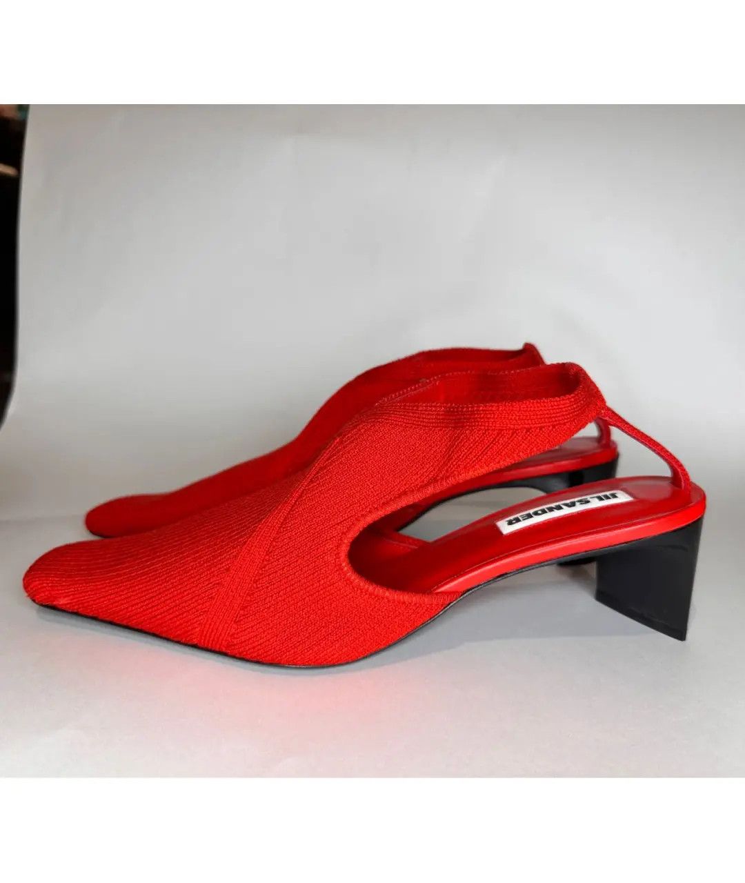 Jil Sander o1y1025 Pumps in Red Size US 8 / IT 38 - 3 Thumbnail