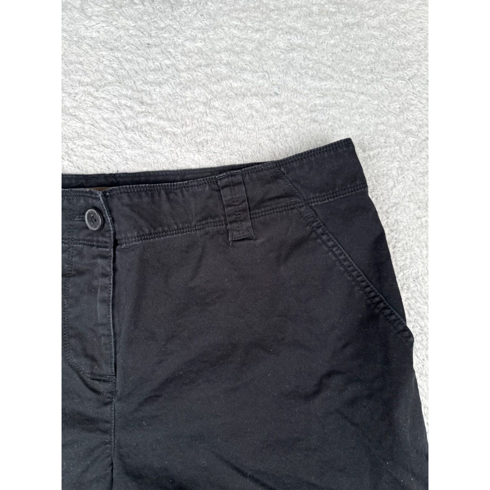 Tommy Bahama Tommy Bahama Shorts Womens 8 Black Cotton Blend Pockets Beach Travel Casual Size 30" / US 8 / IT 44 - 5 Thumbnail
