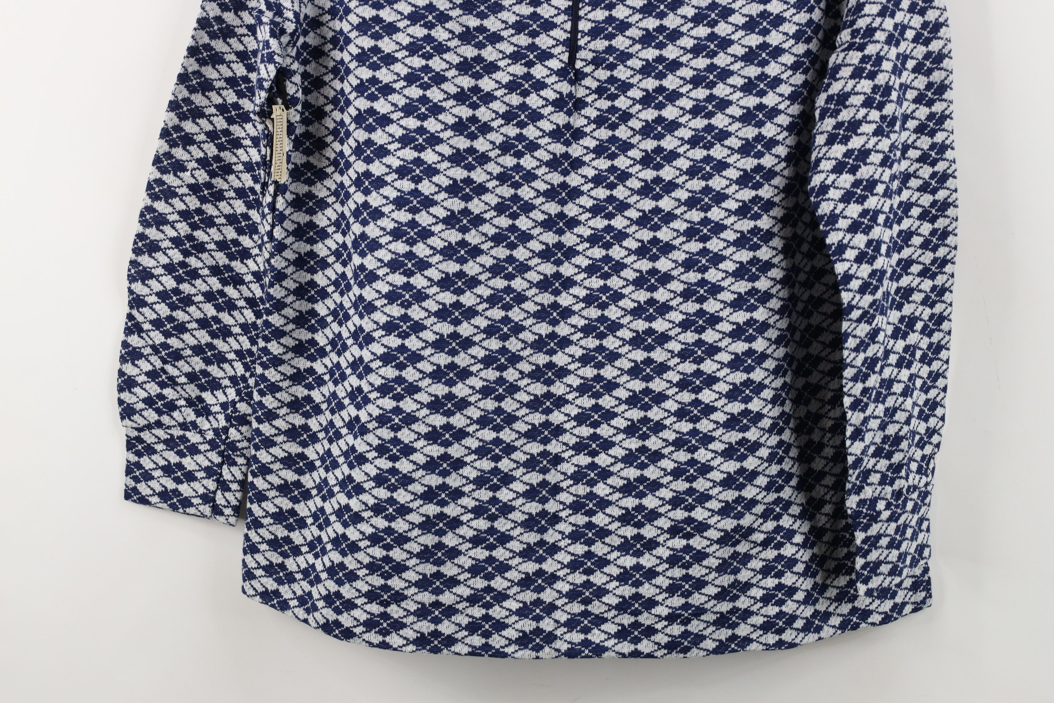Vintage Deadstock Vintage 60s Streetwear Knit Half Zip Sweater USA Size XL / US 12-14 / IT 48-50 - 3 Thumbnail