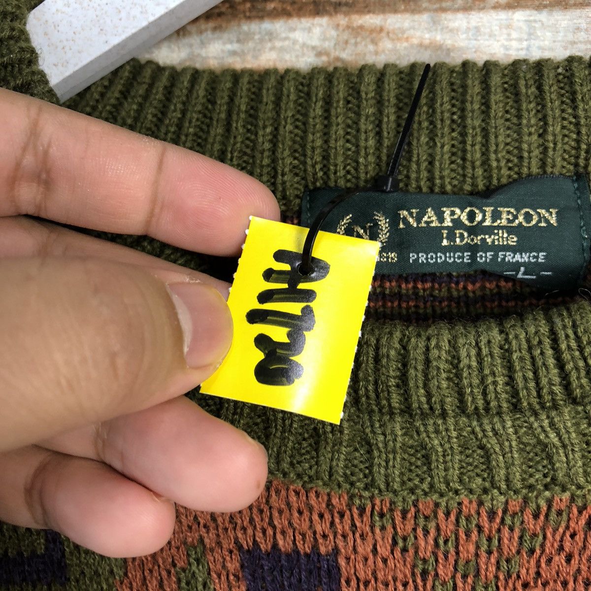 Homespun Knitwear × Japanese Brand × Vintage Napo Leon vintage art Brown Knitwear #A1720 Size US M / EU 48-50 / 2 - 11 Thumbnail