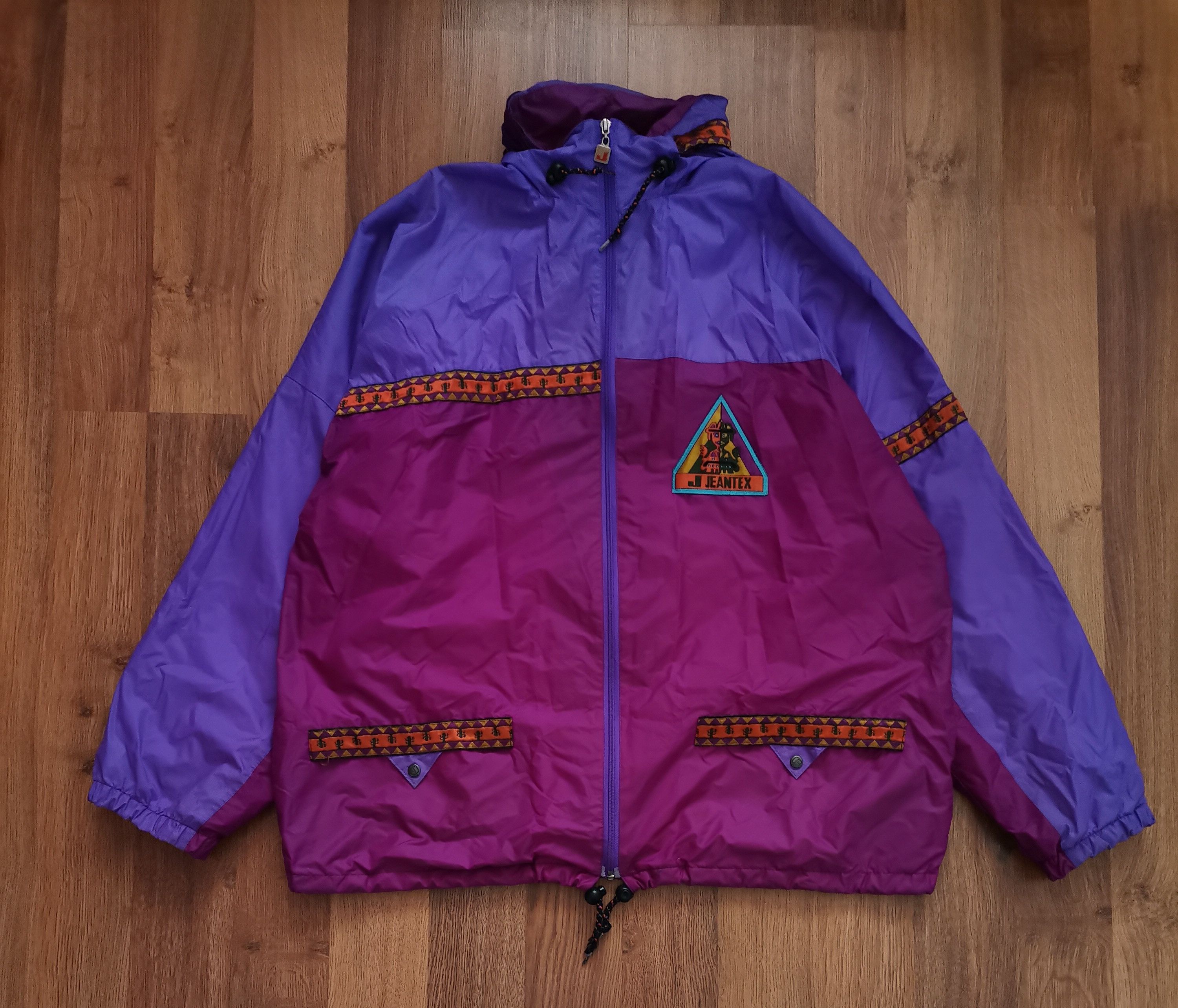Vintage Vintage J Jeantex Windbreaker Jacket Size US L / EU 52-54 / 3 - 1 Thumbnail