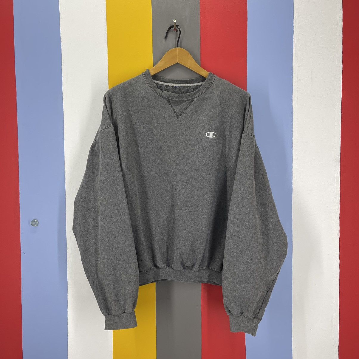Champion 90s Vintage CHAMPION Oversized Sweatshirt #1361/AU Size US XL / EU 56 / 4 - 1 Thumbnail