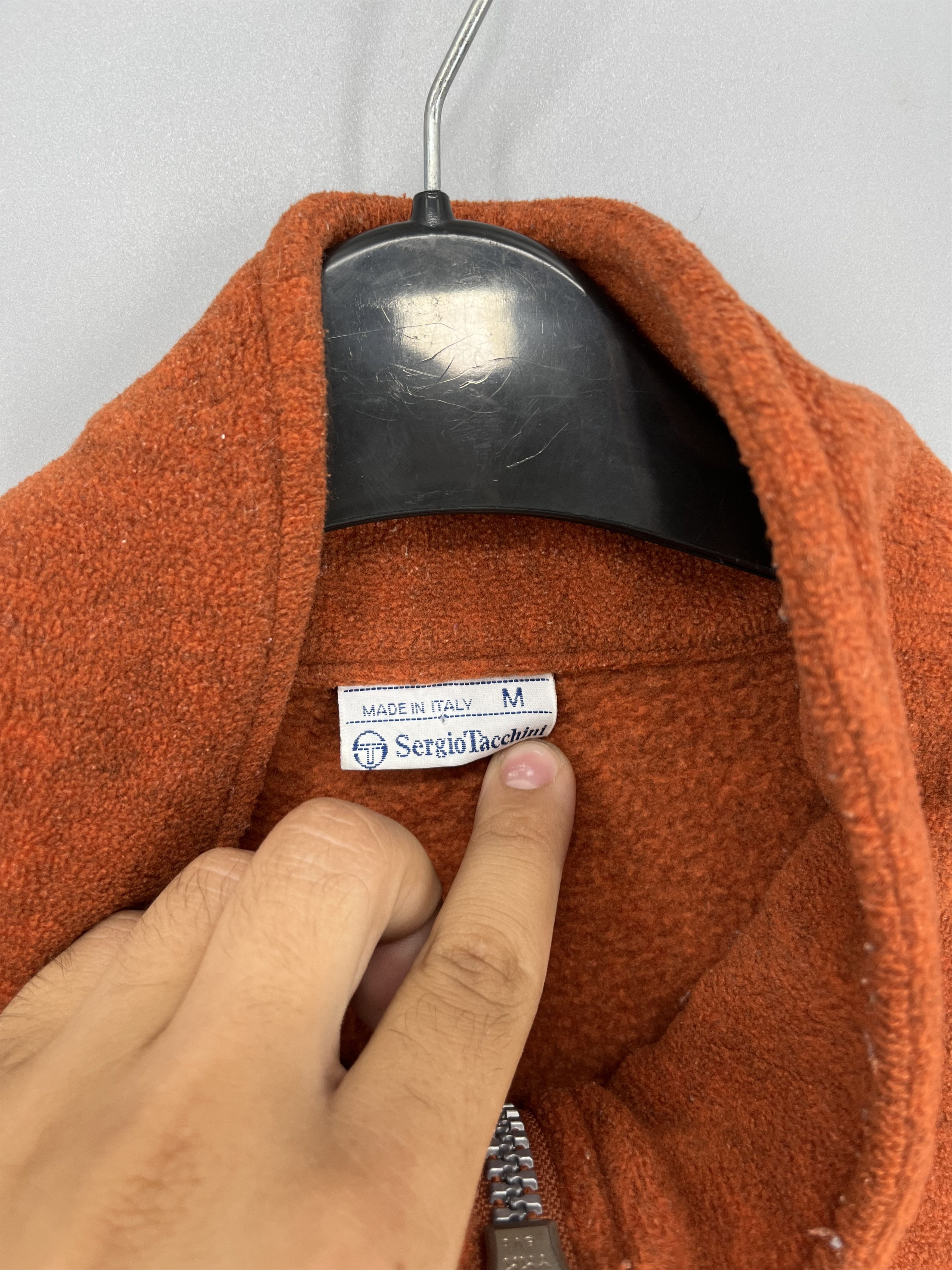 Sergio Tacchini Vintage 90s Sergio Tacchini Fleece Jacket Made In Italy Size US XL / EU 56 / 4 - 11 Thumbnail