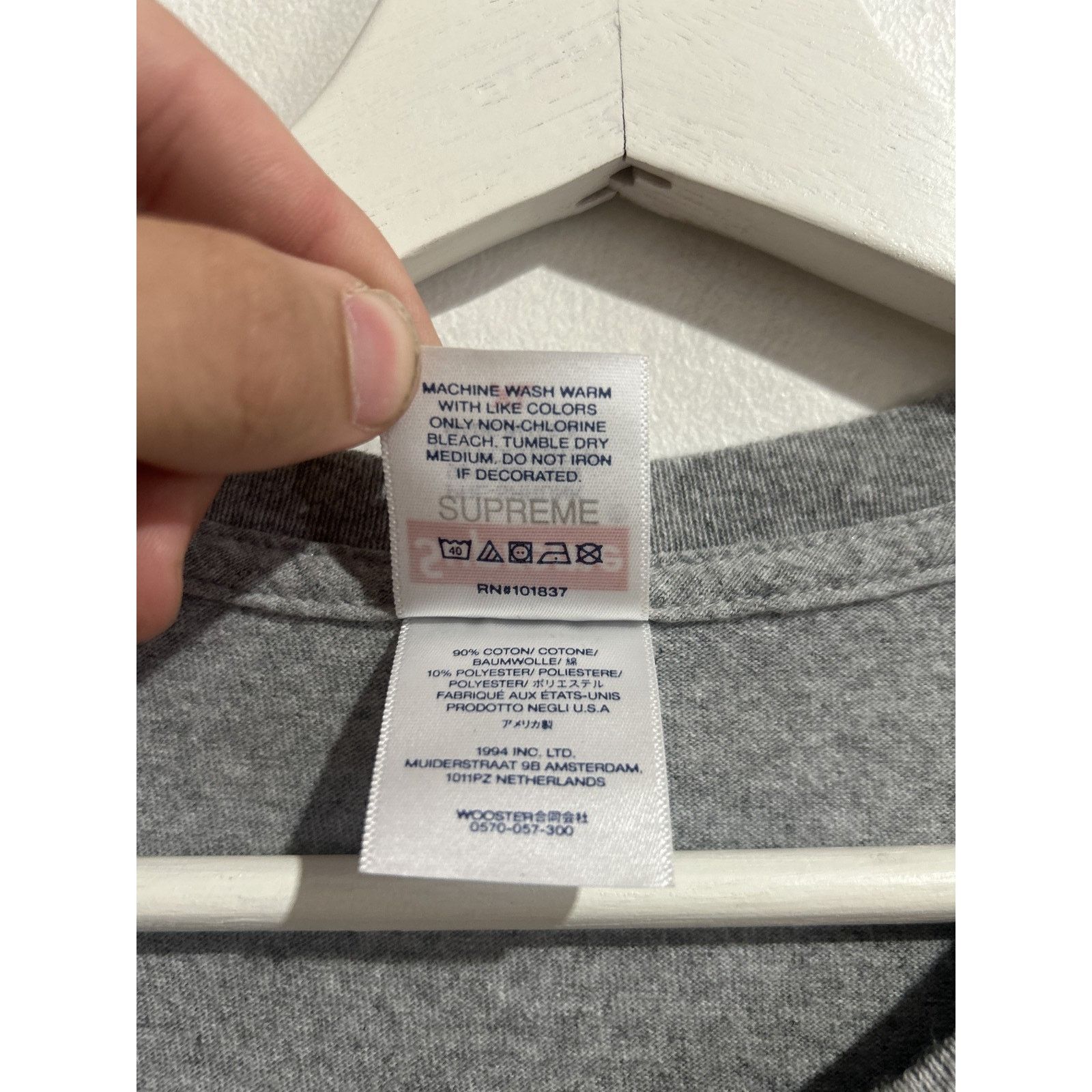 Supreme SUPREME GREY ANDRE 3000 TEE SIZE XL PREOWNED Size US XL / EU 56 / 4 - 4 Thumbnail