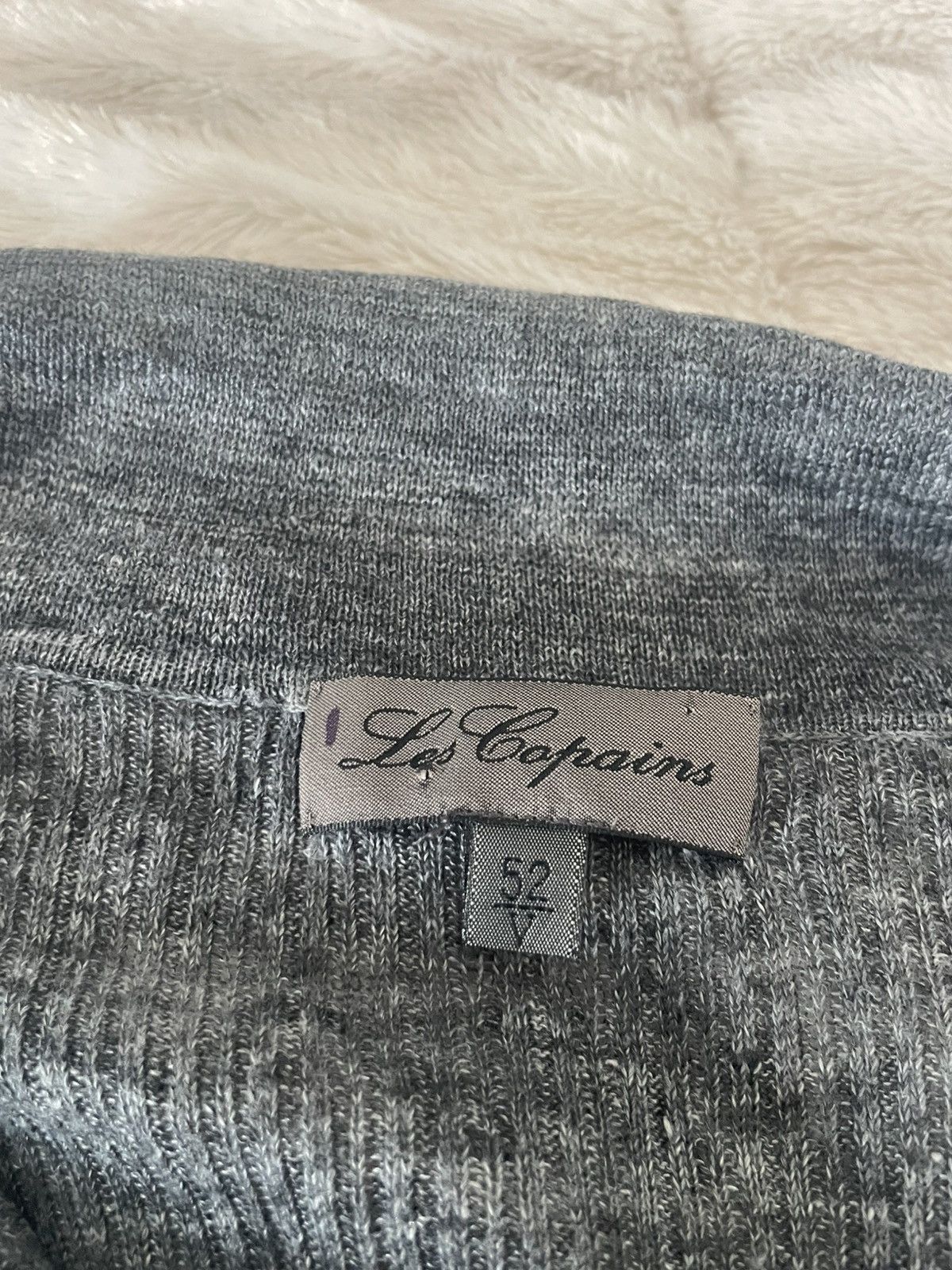 Les Copains 100% Linen 3 Button Polo knit Size US L / EU 52-54 / 3 - 10 Thumbnail
