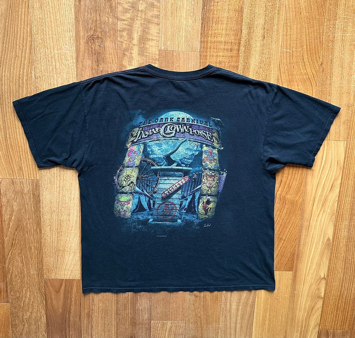 Band Tees Crazy Y2K Insane Clown Posse Flaming Heads Band T-Shirt Size US XL / EU 56 / 4 - 2 Thumbnail