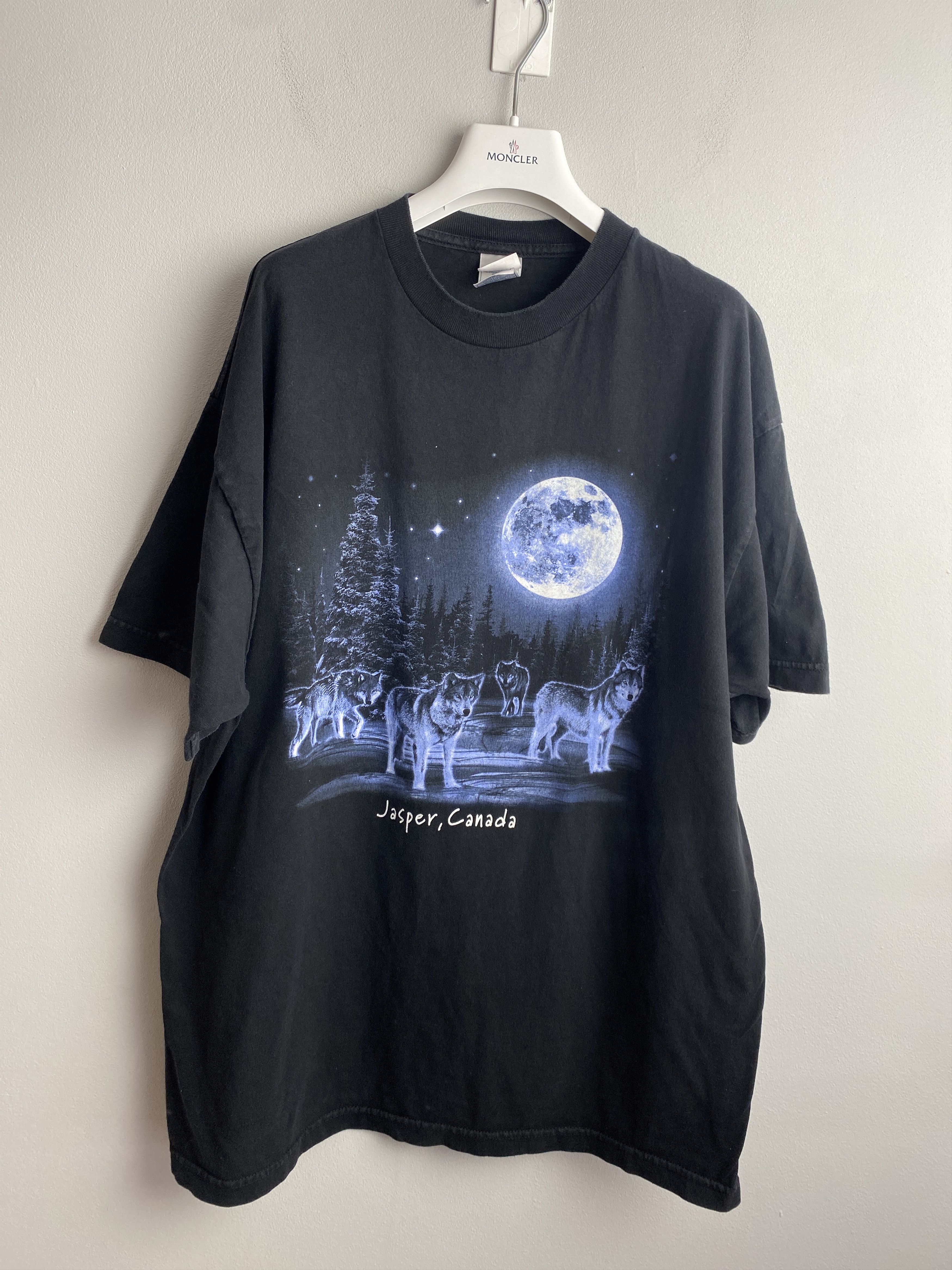 Affliction × Vintage Vintage moon wolf printed t-shirt tee avant garde opium Size US XL / EU 56 / 4 - 1 Thumbnail