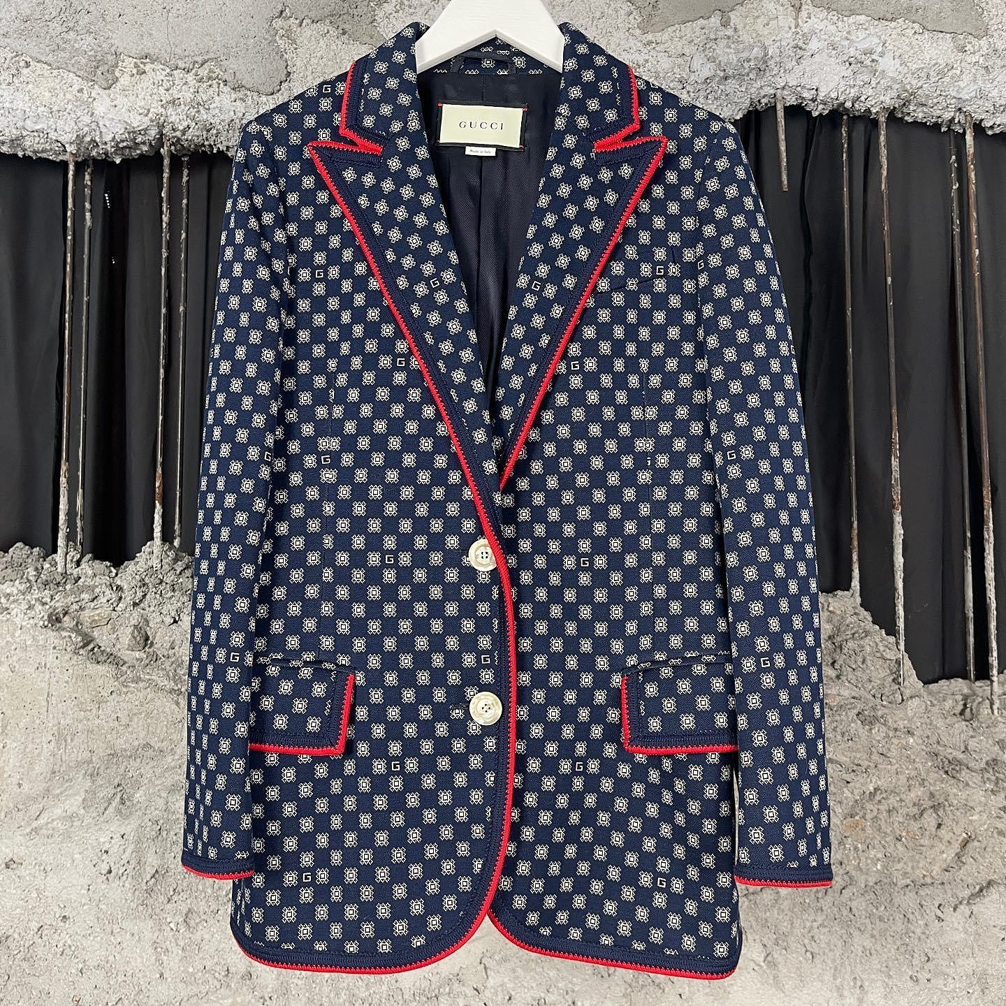 Gucci Gucci GG Patterned Blazer Size 36 Size XS / US 0-2 / IT 36-38 - 1 Thumbnail