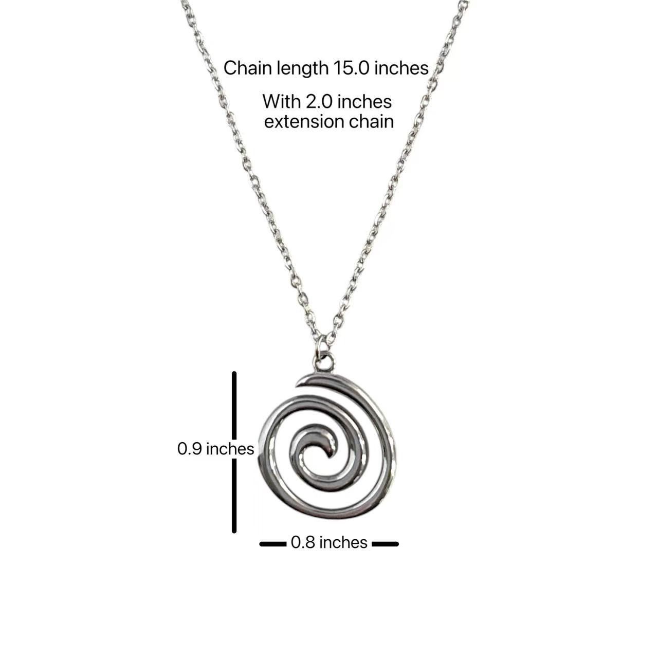 Other Spiral Pendant Necklace for Men Women Unisex Style Size ONE SIZE - 7 Thumbnail