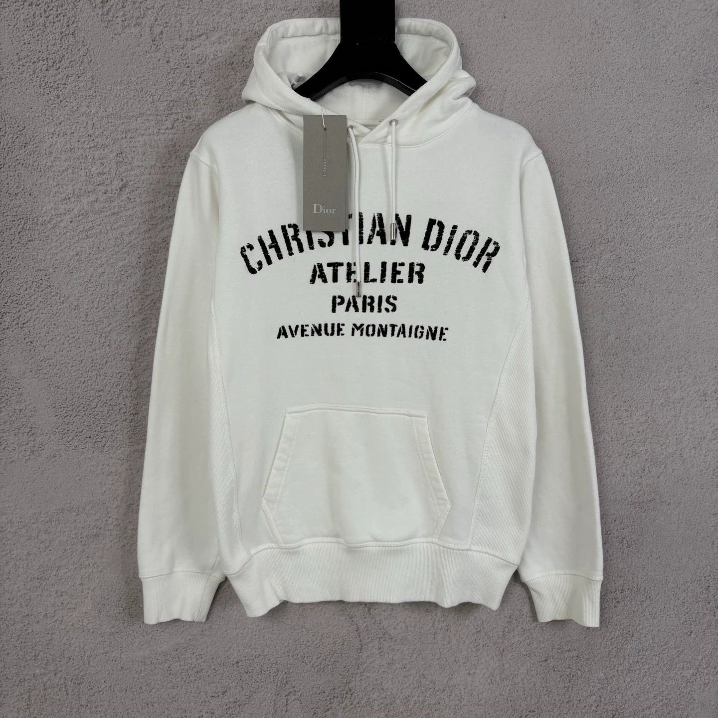 Dior DIOR Flocked Letter Loose Hoodie Size US XS / EU 42 / 0 - 1 Thumbnail