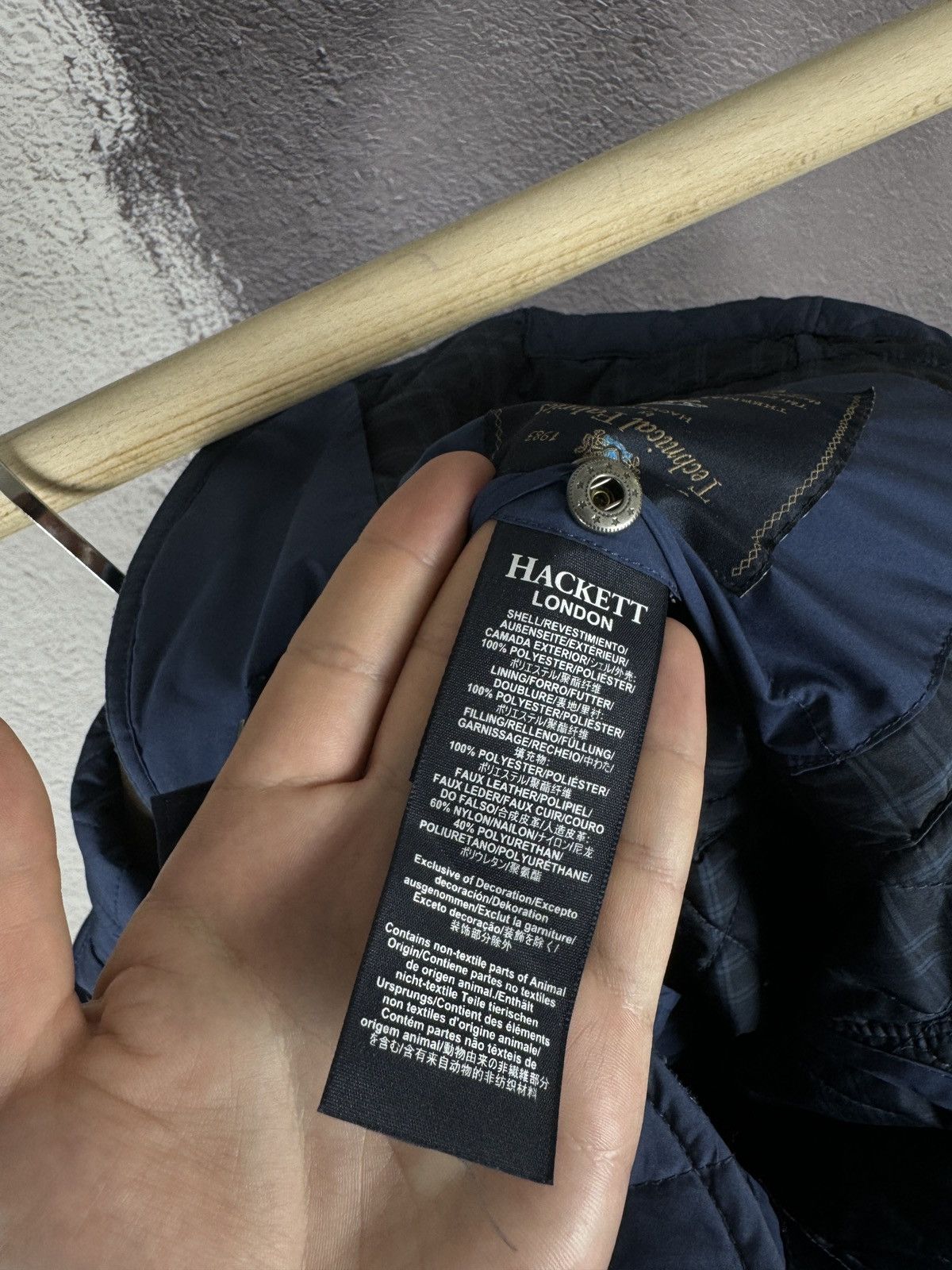 Hackett Hackett Kinloch Blazer Quilted Jacket Technical Fabrics L Size US L / EU 52-54 / 3 - 12 Thumbnail