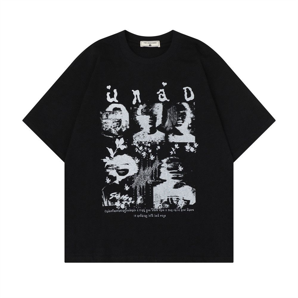Japanese Brand Men's Retro Loose-Fit Casual T-Shirt with Character Print Size US M / EU 48-50 / 2 - 1 Thumbnail