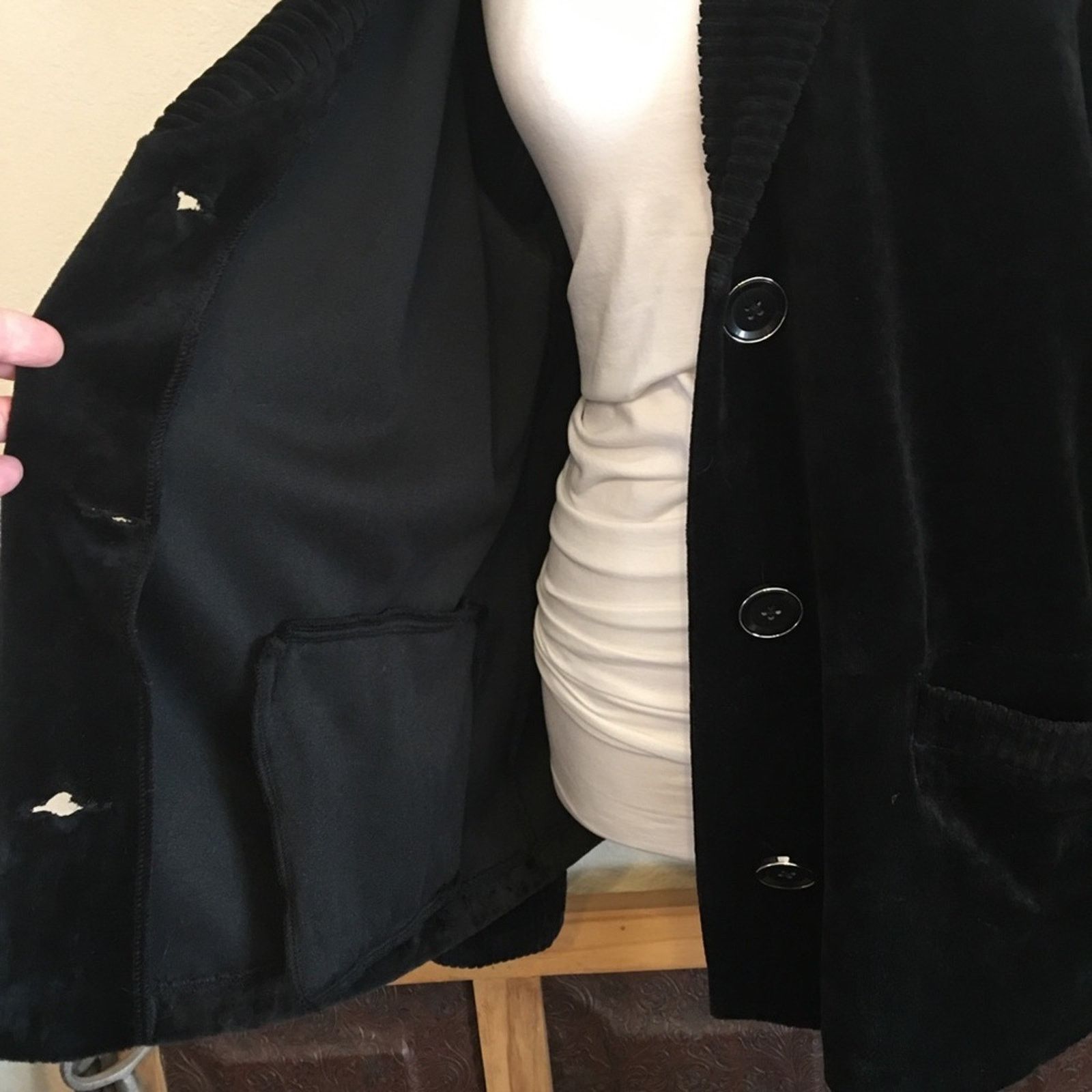 Jones New York Vintage 90s Jones New York Signature velour jacket Size XL / US 12-14 / IT 48-50 - 6 Thumbnail