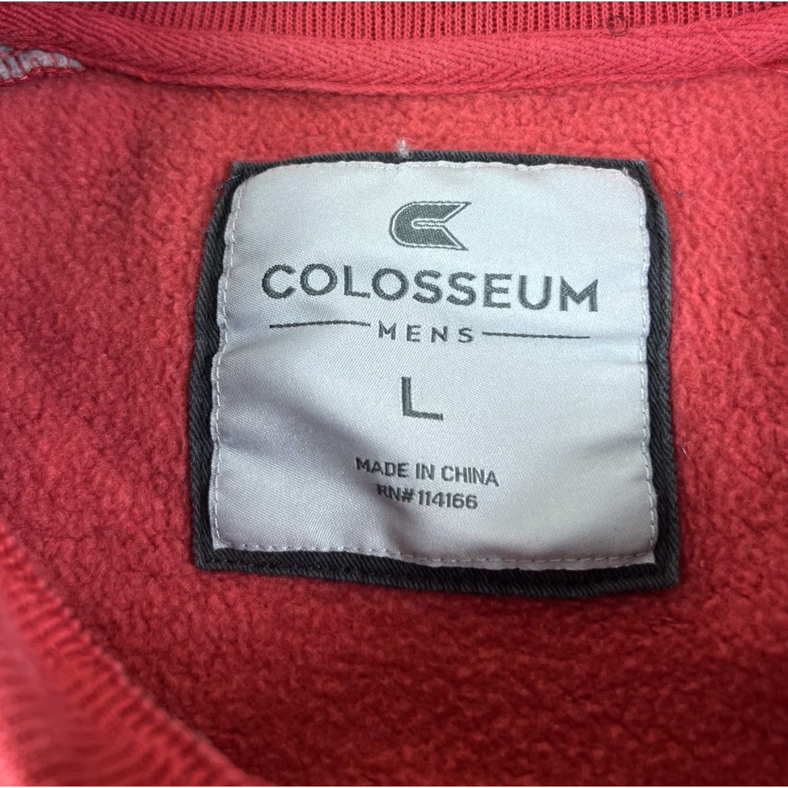 Vintage Colosseum Athletics Sweatshirt Red University Crewneck L Men Colosseum Wash U Washington University Pullover Size Large Size US L / EU 52-54 / 3 - 6 Thumbnail