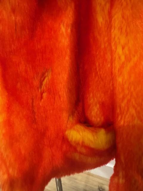 Dries Van Noten Dries Van Noten Orange Faux Fur Jacket FW19 Size US S / EU 44-46 / 1 - 9 Thumbnail