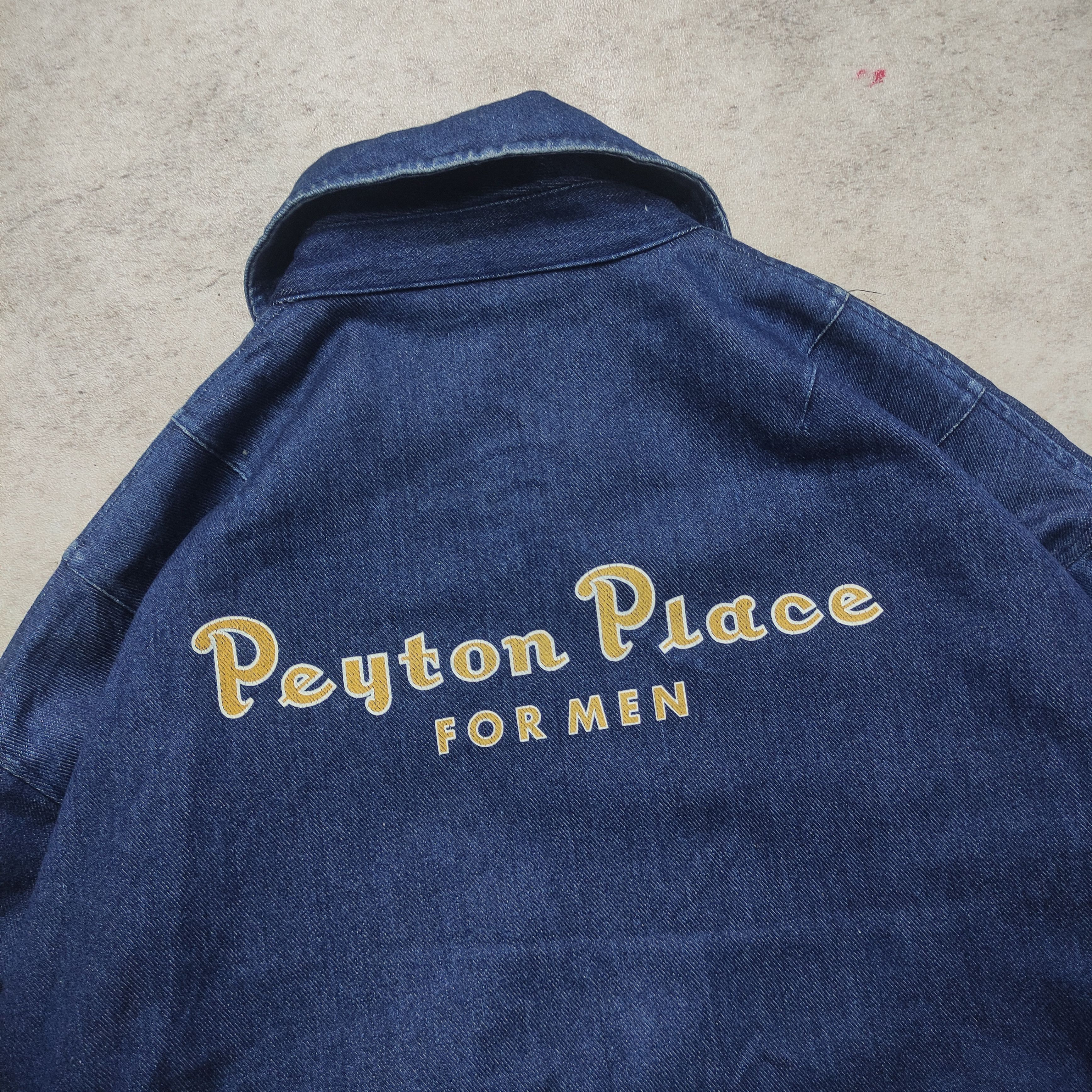 Japanese Brand × PPFM × Vintage PPFM Bomber Denim Jacket 1990s Size US M / EU 48-50 / 2 - 4 Thumbnail