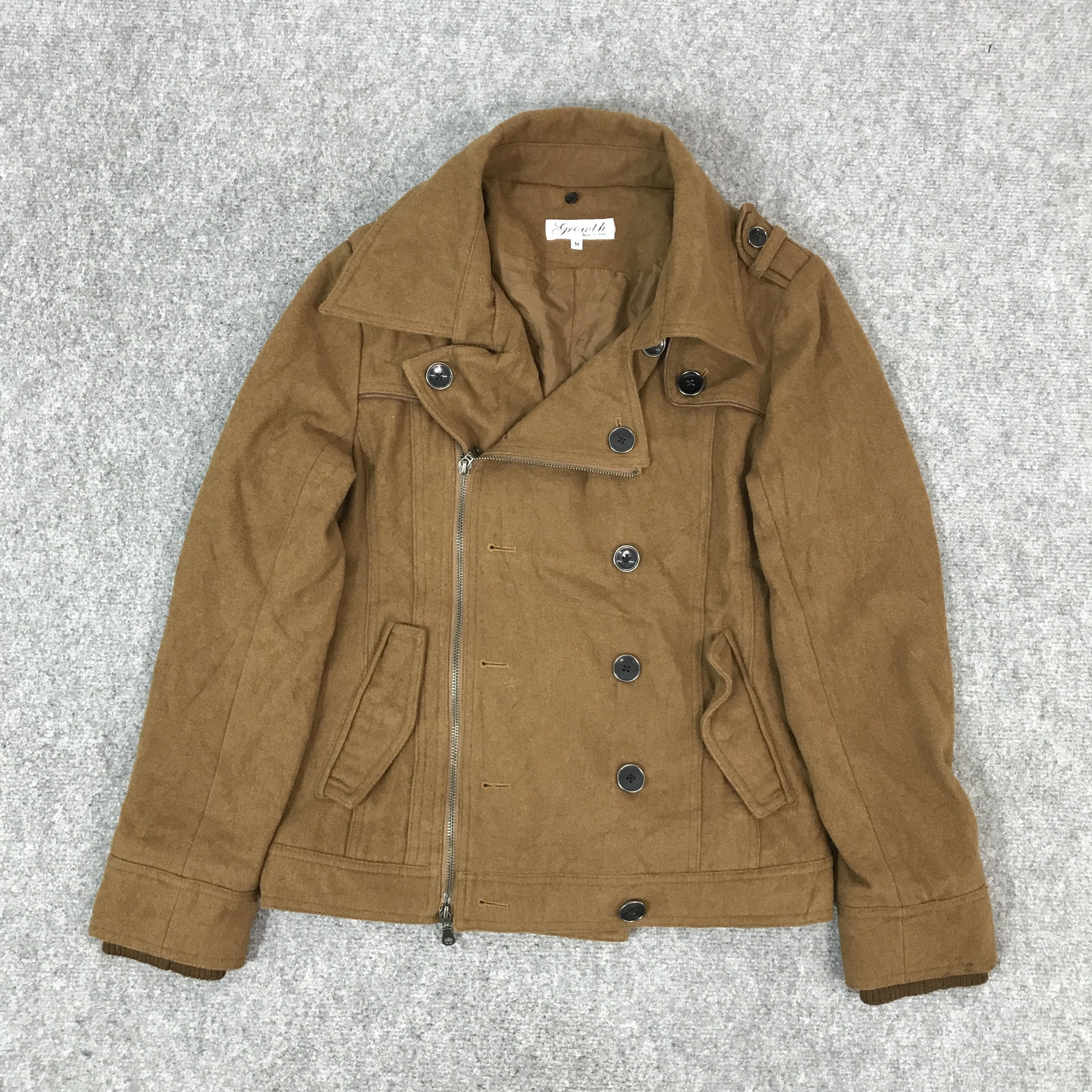 In The Attic × Japanese Brand IN THE ATTIC JAPAN WOOL DOUBLE COLLAR STYLE JACKET Size US M / EU 48-50 / 2 - 1 Thumbnail