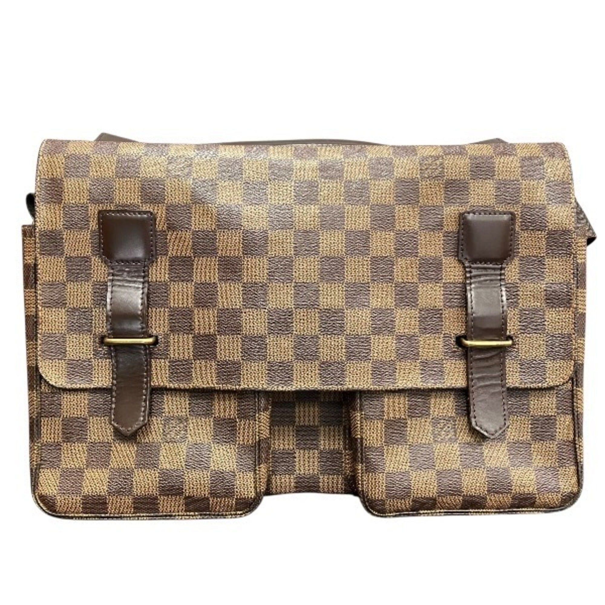 Louis Vuitton Louis Vuitton Damier Broadway N42270 2-Way Handbag/Shoulder Bag (Men's/Women's) Size ONE SIZE - 1 Thumbnail