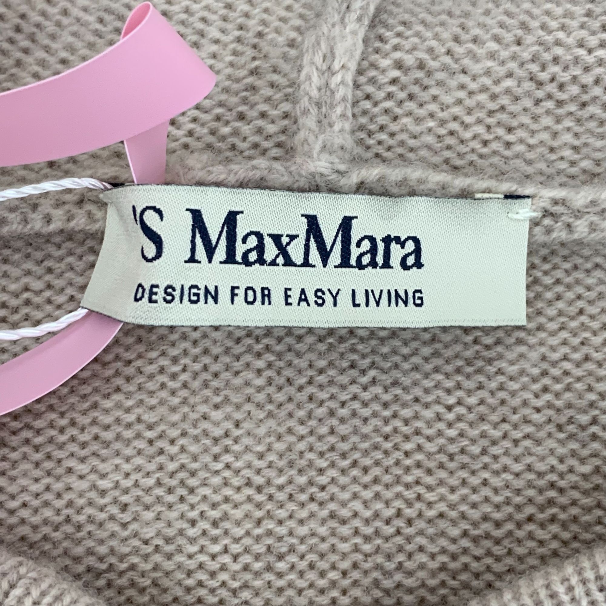 Max Mara MaxMara Womens XS Brown Wool & Cashmere Hooded Long-Sleeved Size XS / US 0-2 / IT 36-38 - 2 Thumbnail