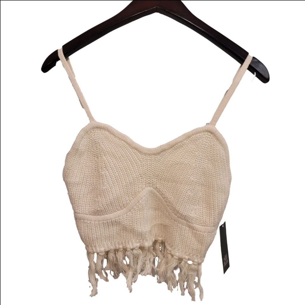 Other NWT Wild Fable Crochet Knit Crop Top Size M / US 6-8 / IT 42-44 - 3 Thumbnail