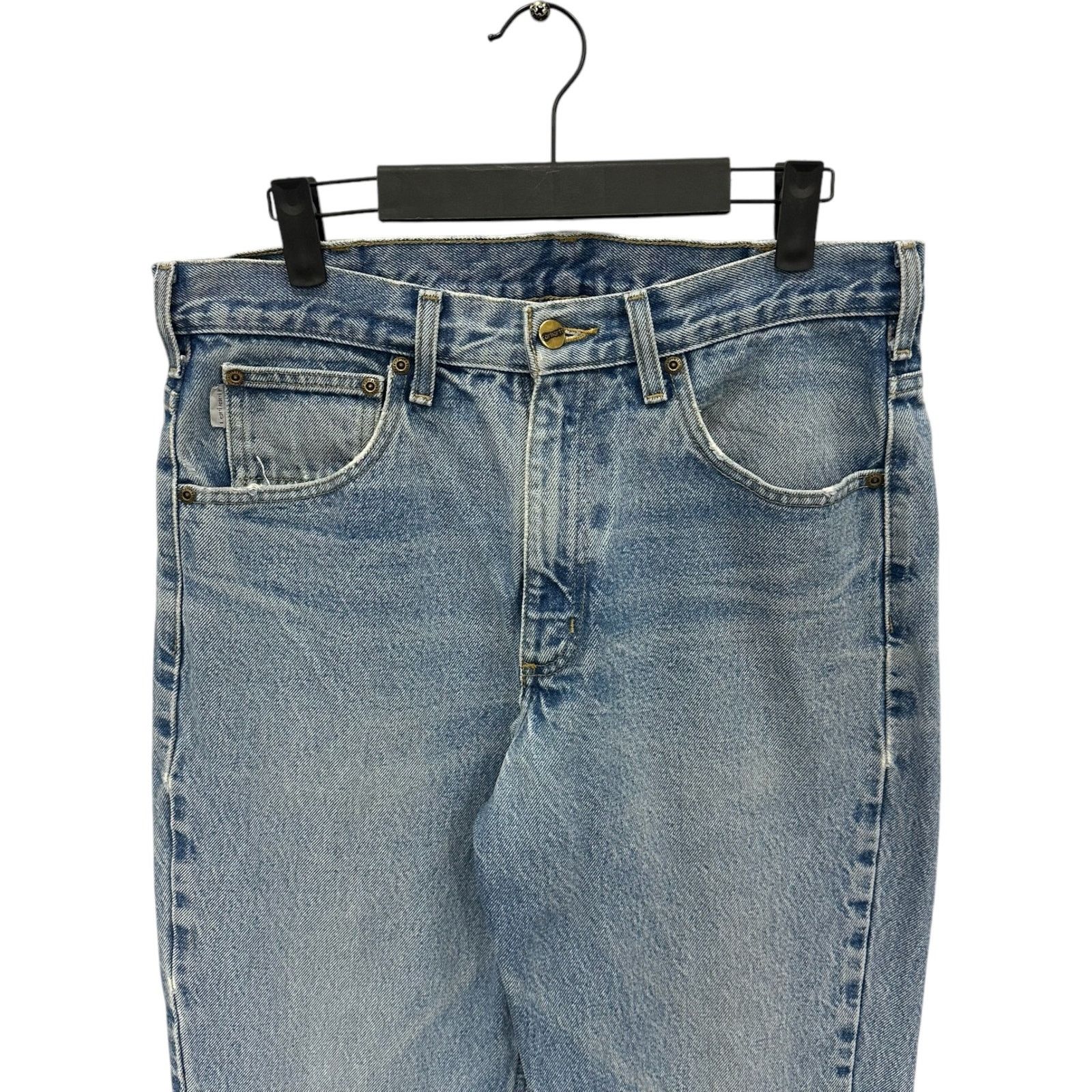 Carhartt Vintage Carhartt Straight Leg Denim Jeans 33x32 Size US 33 - 2 Thumbnail