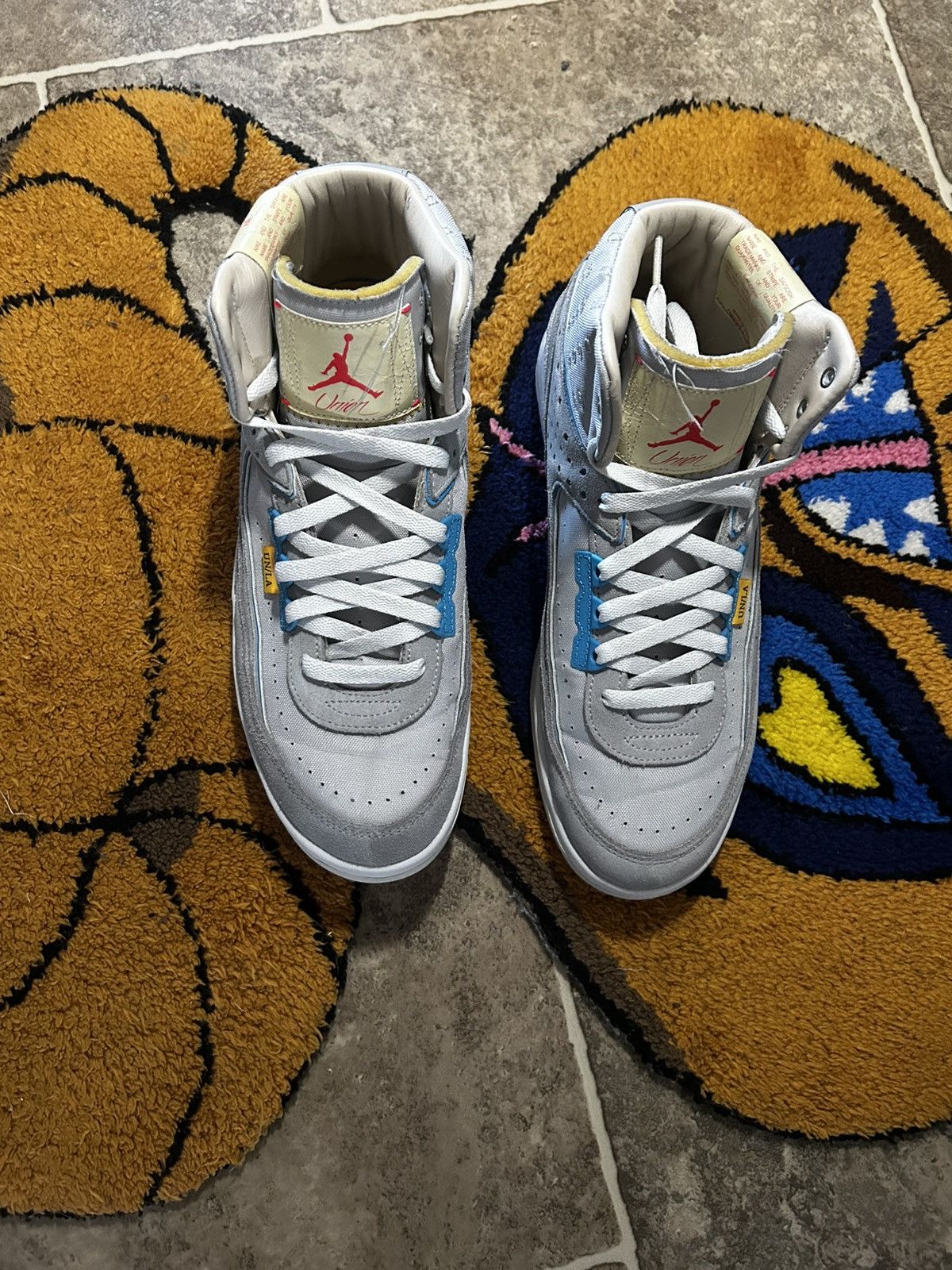 Jordan Brand × Union LA Nike Air Jordan 2 Retro SP x Union Grey Fog Size US 10 / EU 43 - 4 Thumbnail