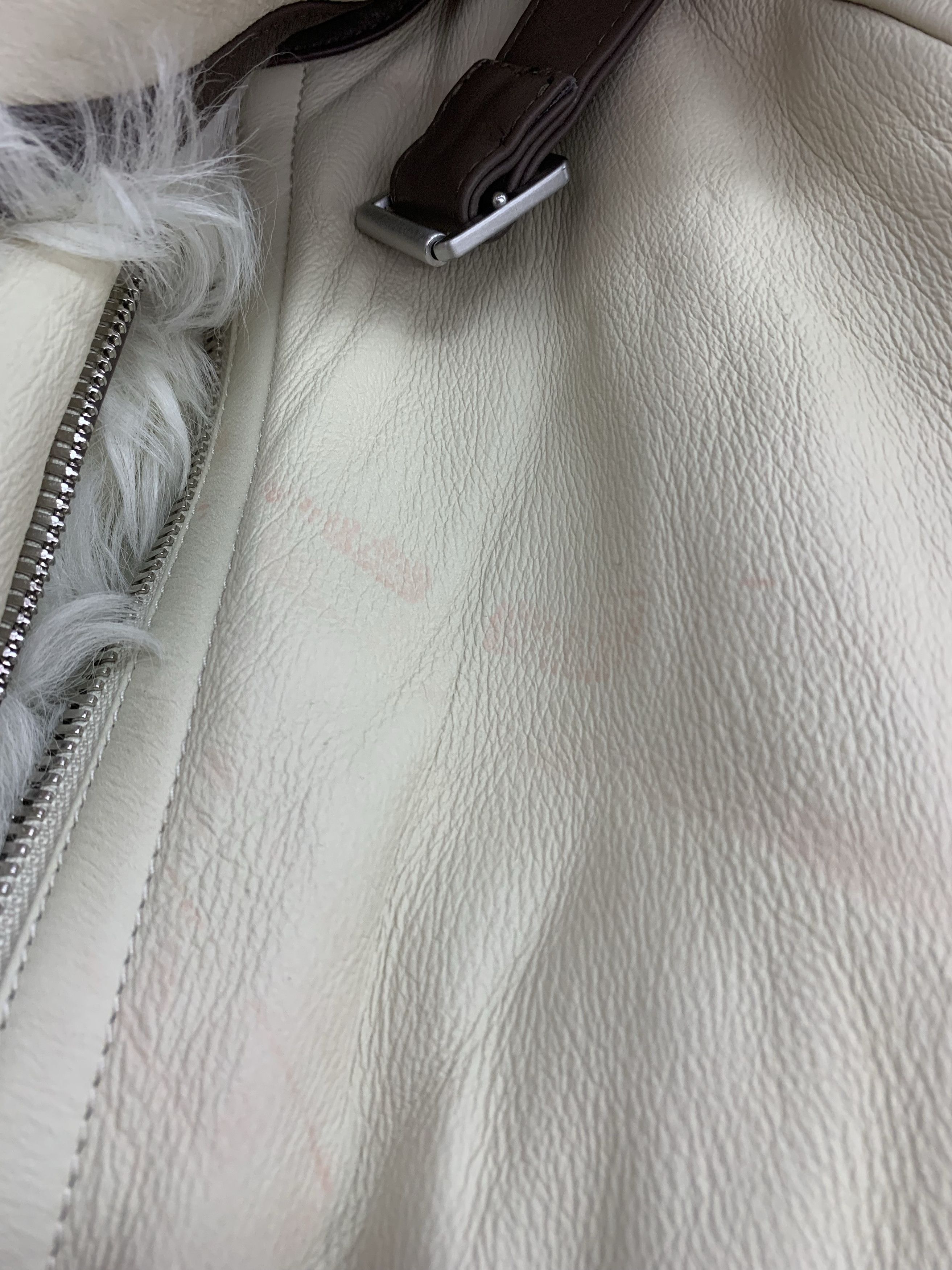 Hermes Hermes Shearling Jacket Off-White (48) Size US M / EU 48-50 / 2 - 9 Thumbnail