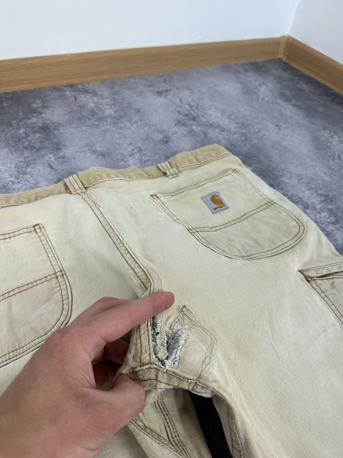Carhartt Vintage Carhartt Double Knee Cargo Distressed USA Work Pants Size US 40 / EU 56 - 11 Thumbnail